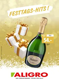 Vorschau Aligro Aktionen Festtags-Hits Schlieren, Gossau SG, Frauenfeld, Rapperswil-Jona, Sargans, Bern, Brüttisellen, Pratteln, Emmen, Spreitenbach gültig ab 03.11.2025