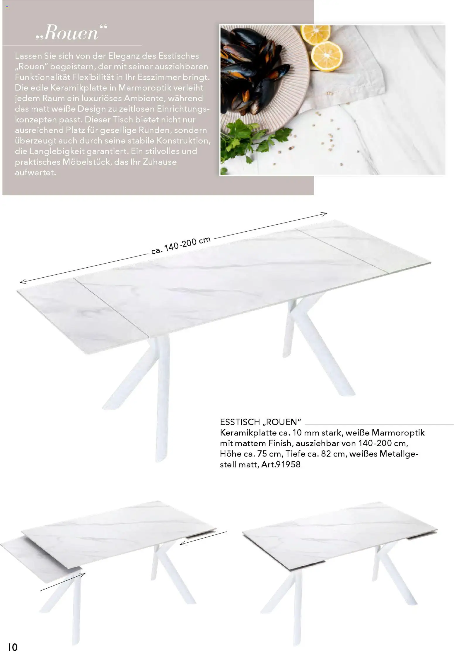 Rahaus Prospekt Glas/Keramik-Esstische - Seite 10 - gültig ab 29.01.2026