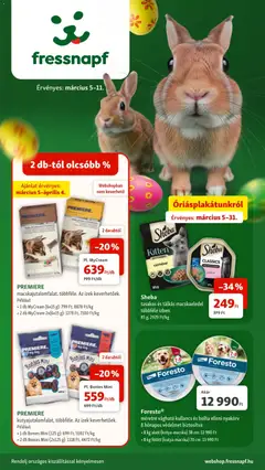 Előnézet Fressnapf akciós újság érvényes 2026.03.05.-tól