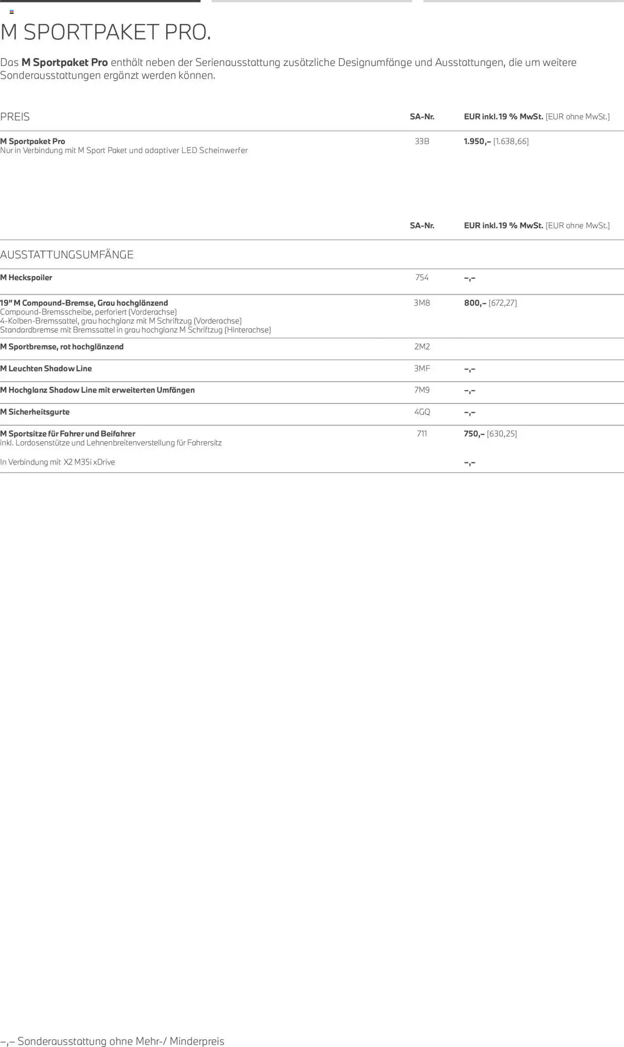 BMW X2 - Seite 9 - gültig ab 01.07.2025
