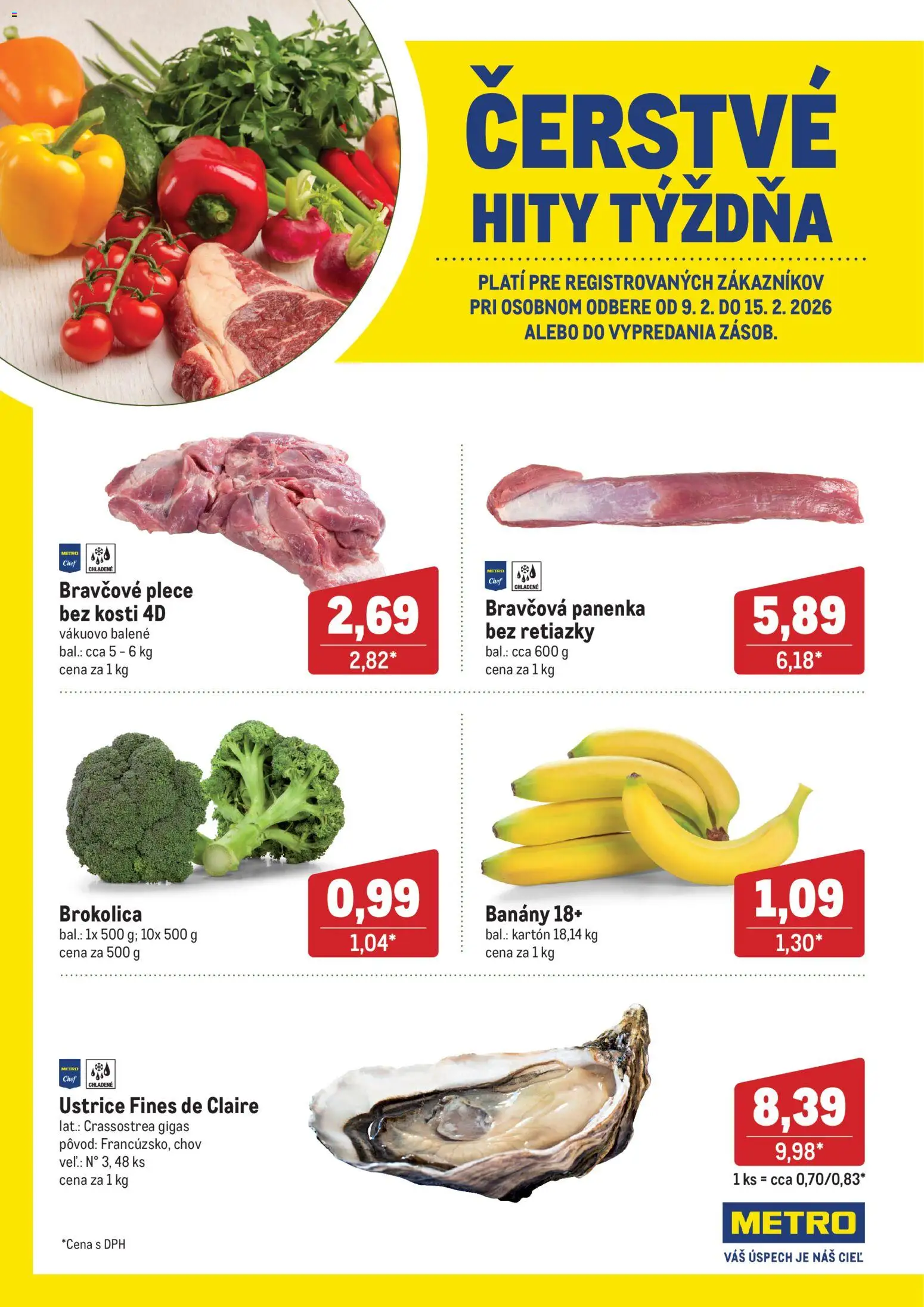 Metro Čerstvé hity týždňa - strana 1- platný od 09.02.2026