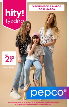 Pepco leták platný od 05.03.2026