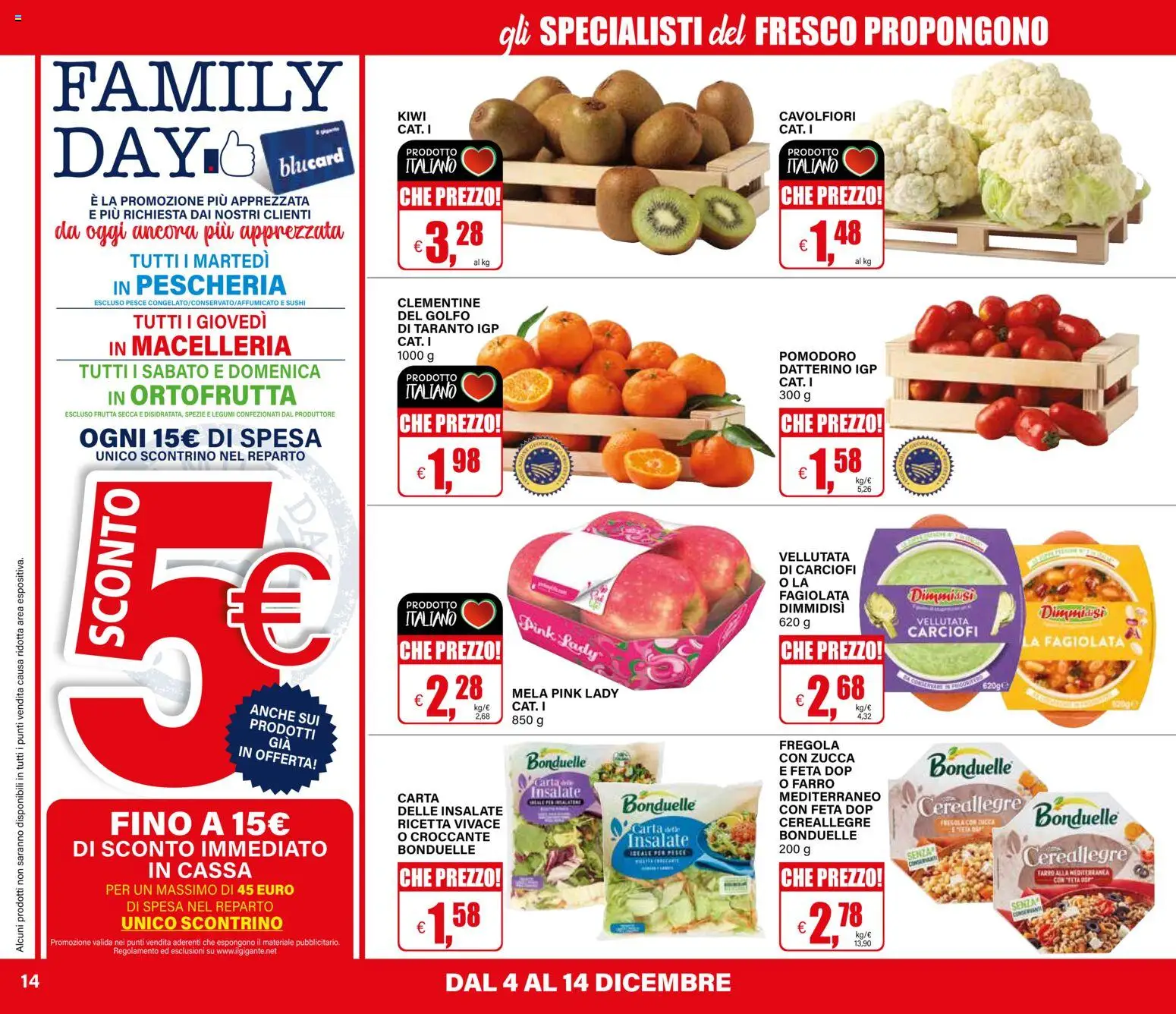 Volantino Il Gigante	 - pagina 14 - valido dal 04/12/2025