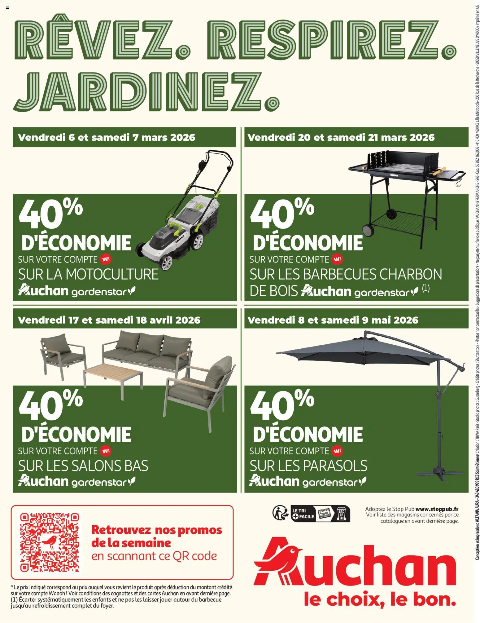 Auchan - Jardinage, meubles jardin - page 40- valid from 03/03/2026