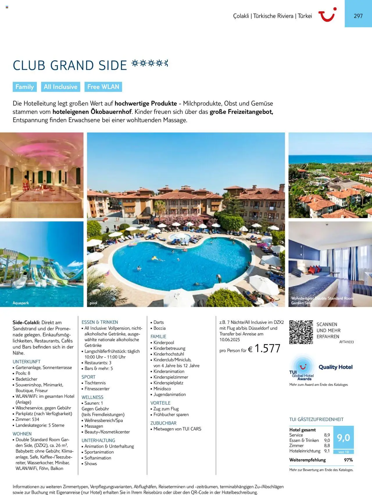 TUI  Südeuropa & Nordafrika 2025/26 - Seite 297 - gültig ab 01.01.2025