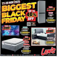 Preview Lewis Stores - Eswatini Black Friday valid from 21/11/2025