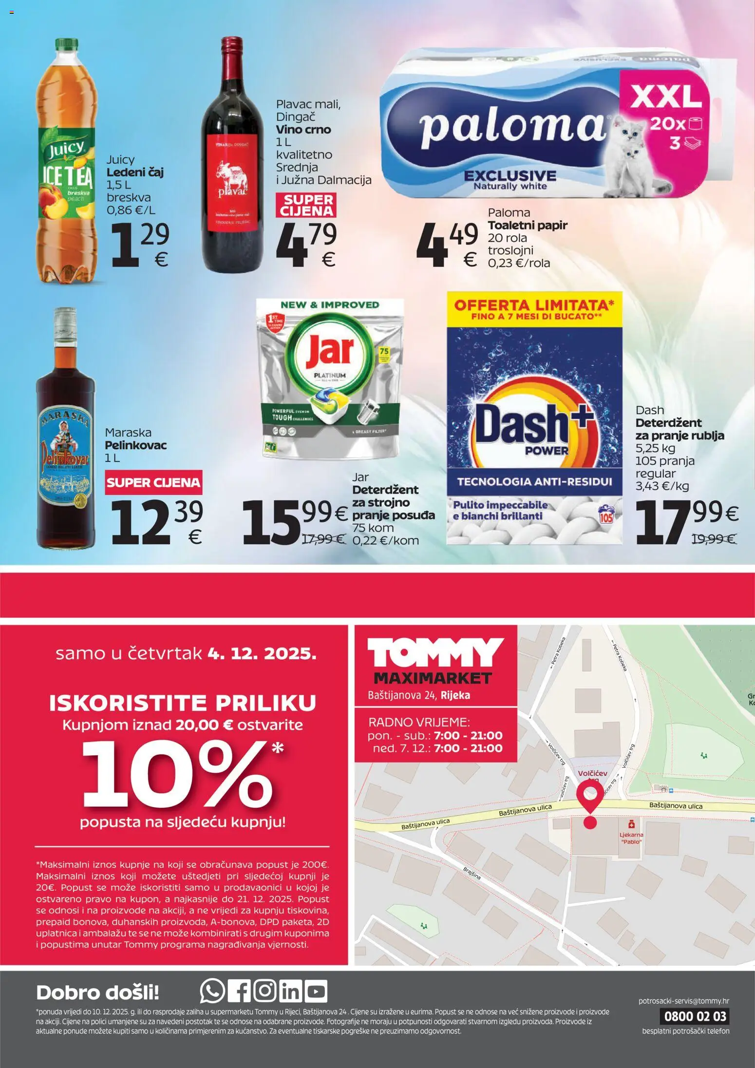 Tommy - Super ponuda povodom otvaranja u Rijeci - stranica 1- važeći od 04.12.2025
