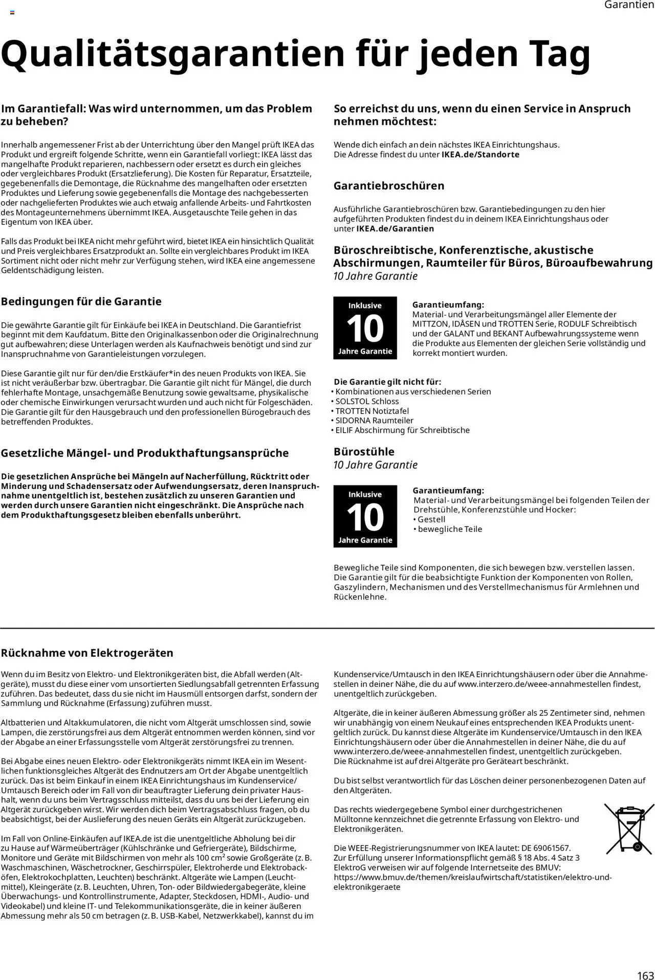 Ikea Büroeinrichtung - Seite 163 - gültig ab 30.09.2025