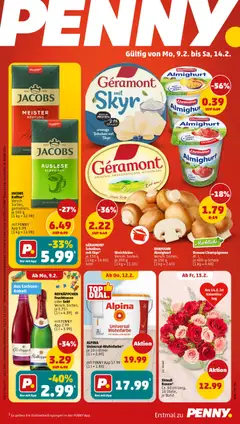 Vorschau Penny Prospekt 	 gültig ab 09.02.2026