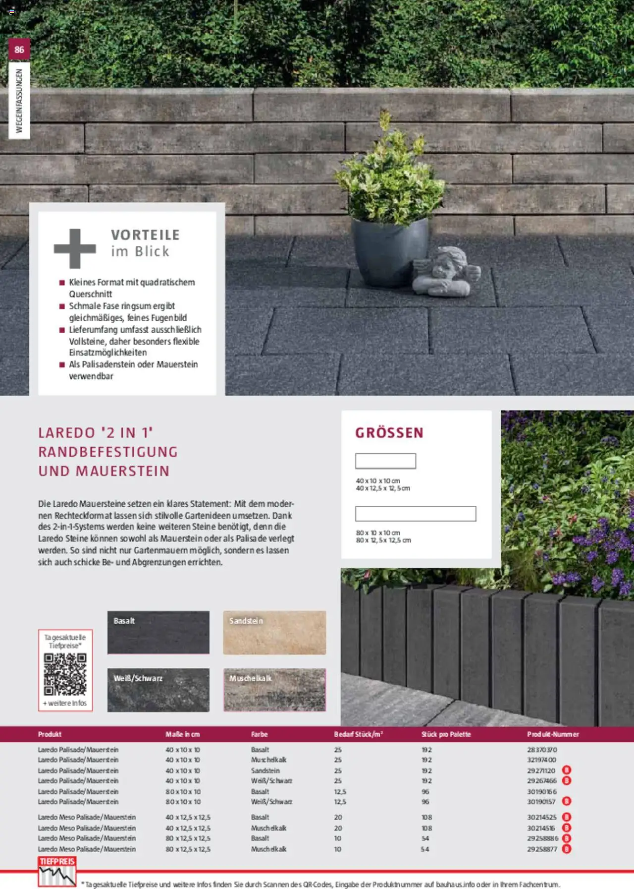Bauhaus Gartenbaumaterialien 2025 - Seite 86- gültig ab 11.03.2025