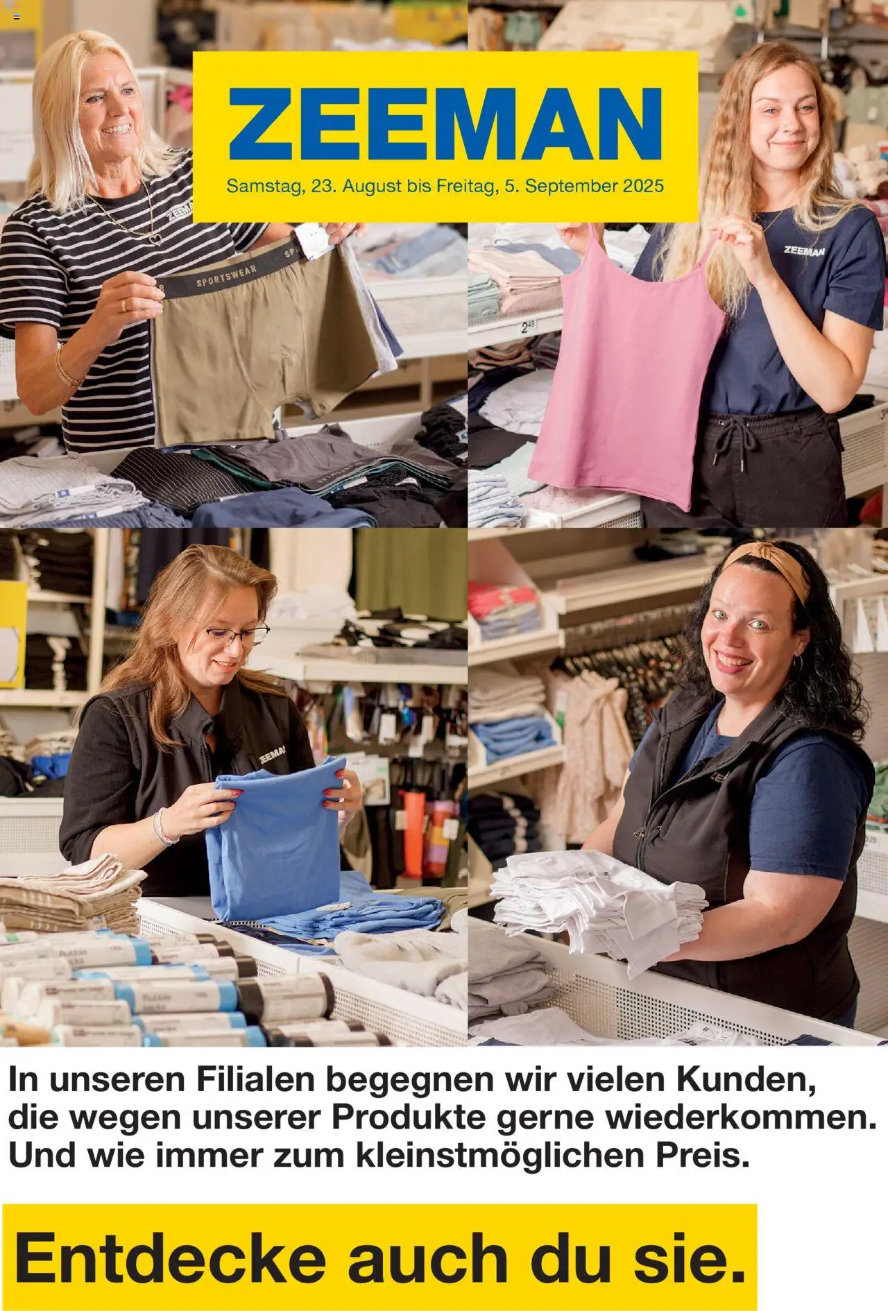 Zeeman Prospekt 	 - Seite 1 - gültig ab 23.08.2025