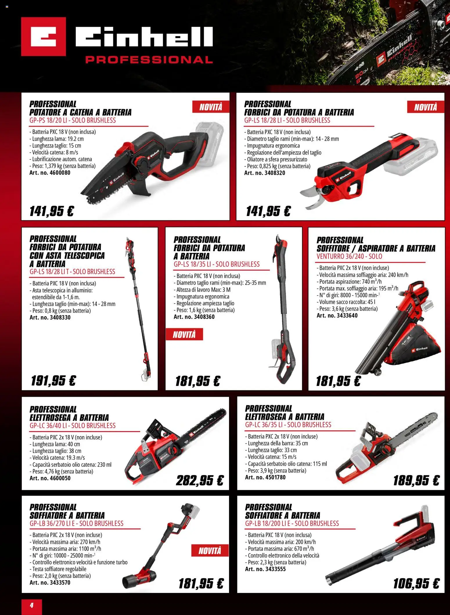 Volantino Einhell	 - pagina 4 - valido dal 02/02/2026