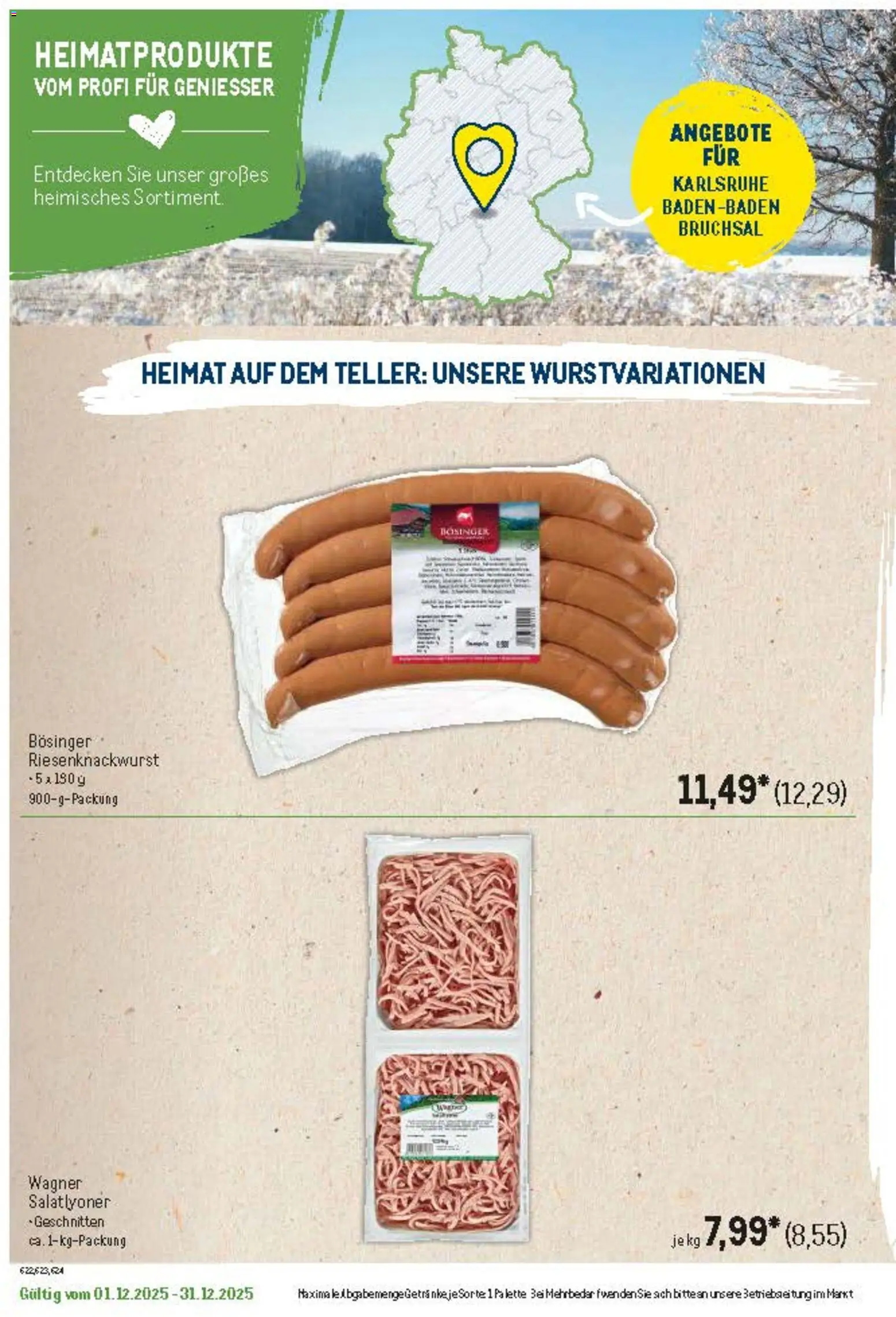 Metro Regionaler Flyer - Seite 16 - gültig ab 01.12.2025