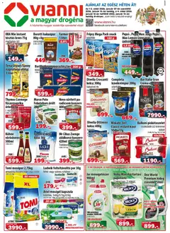 Előnézet Vianni Akciós újság érvényes 2026.01.07.-tól