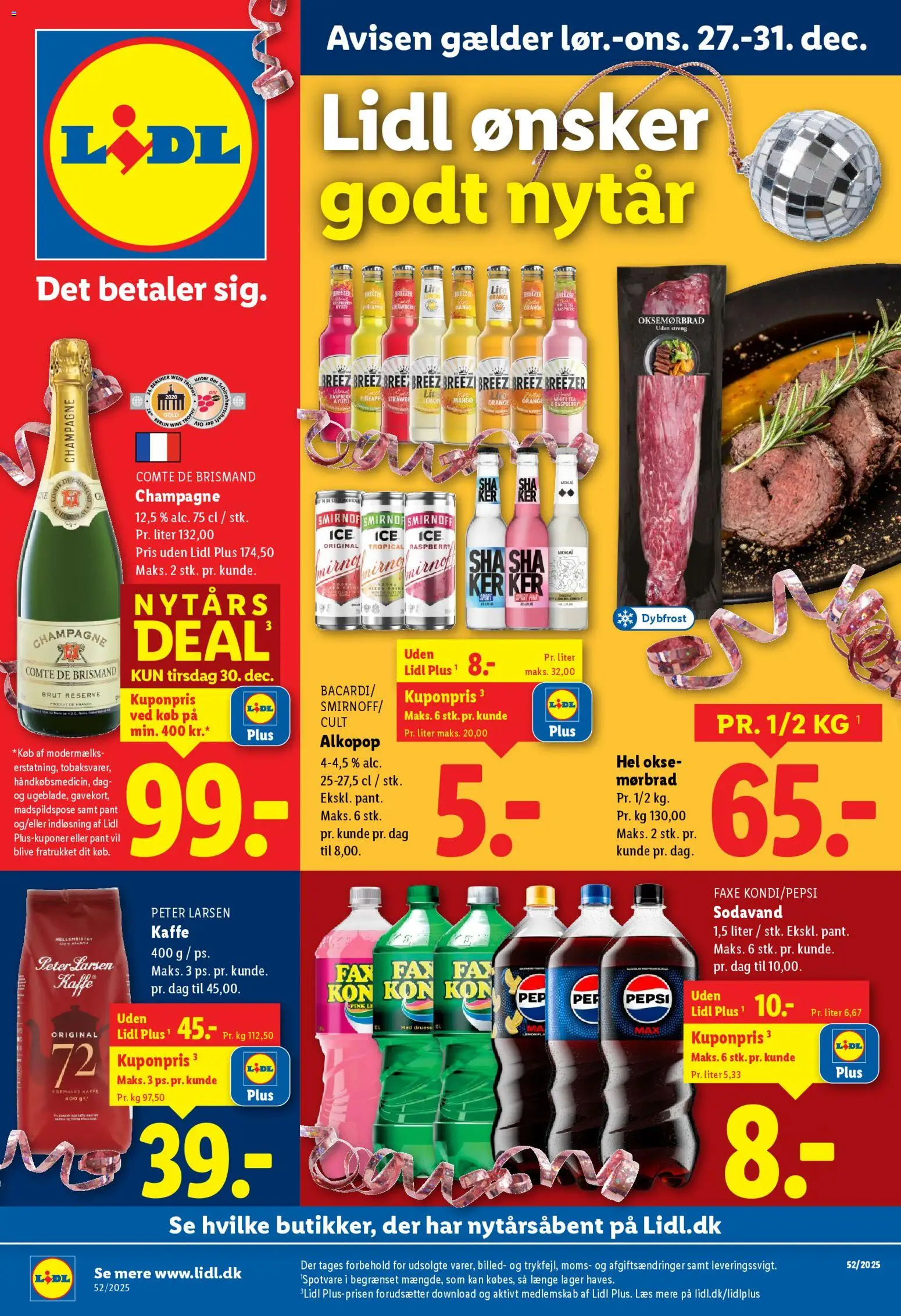 Lidl - Tilbudsavis - side 1- gyldig fra 27/12/2025
