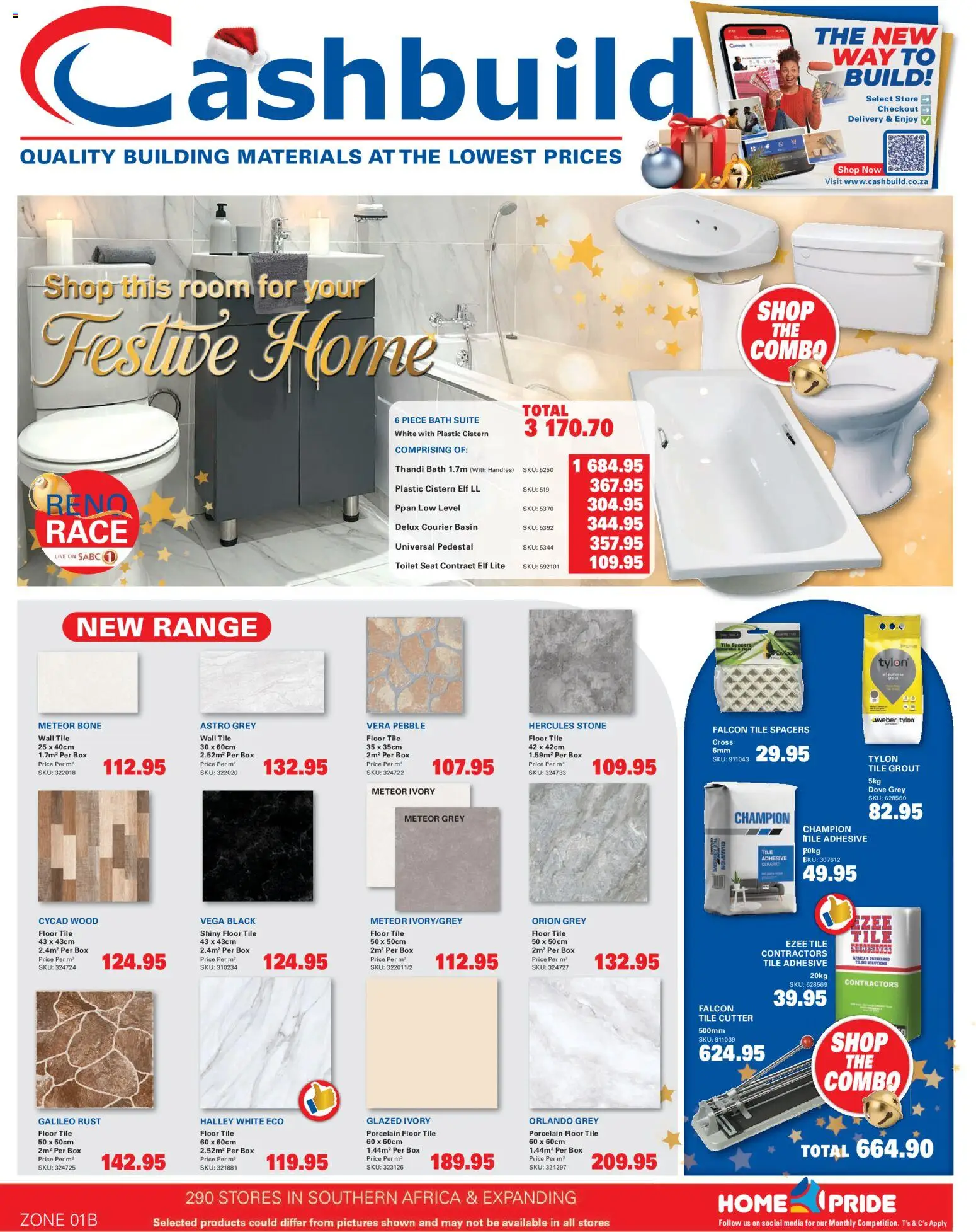 Cashbuild - Festive Home Catalogue - page 1- valid from 08/12/2025