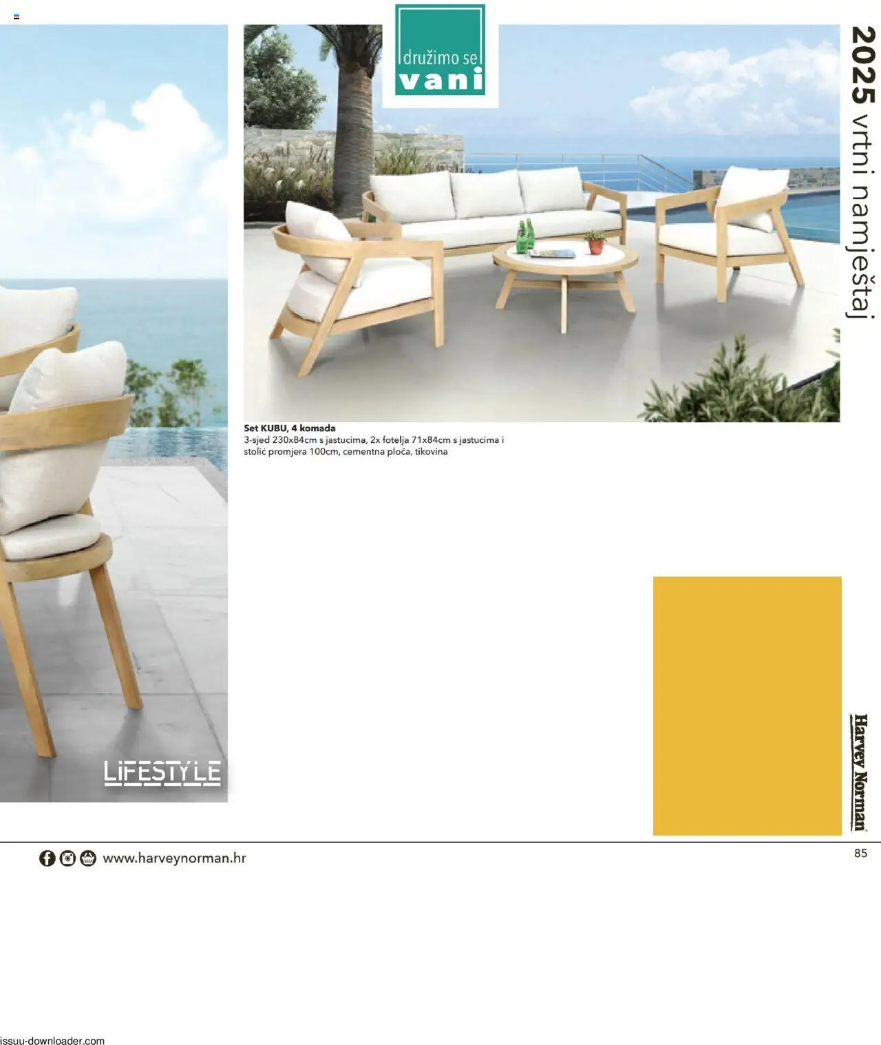 Vrtni namještaj 2025 Harvey Norman - stranica 85- važeći od 19.03.2025