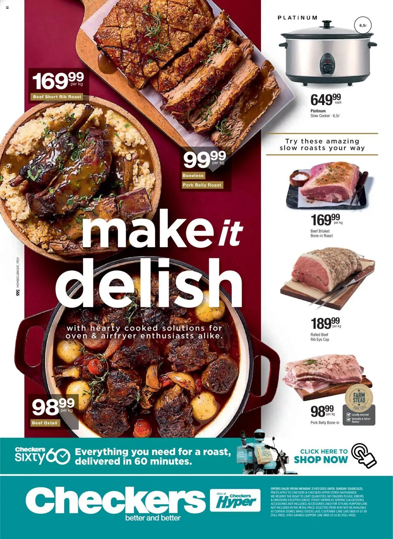 Checkers Specials - page 8- valid from 21/07/2025