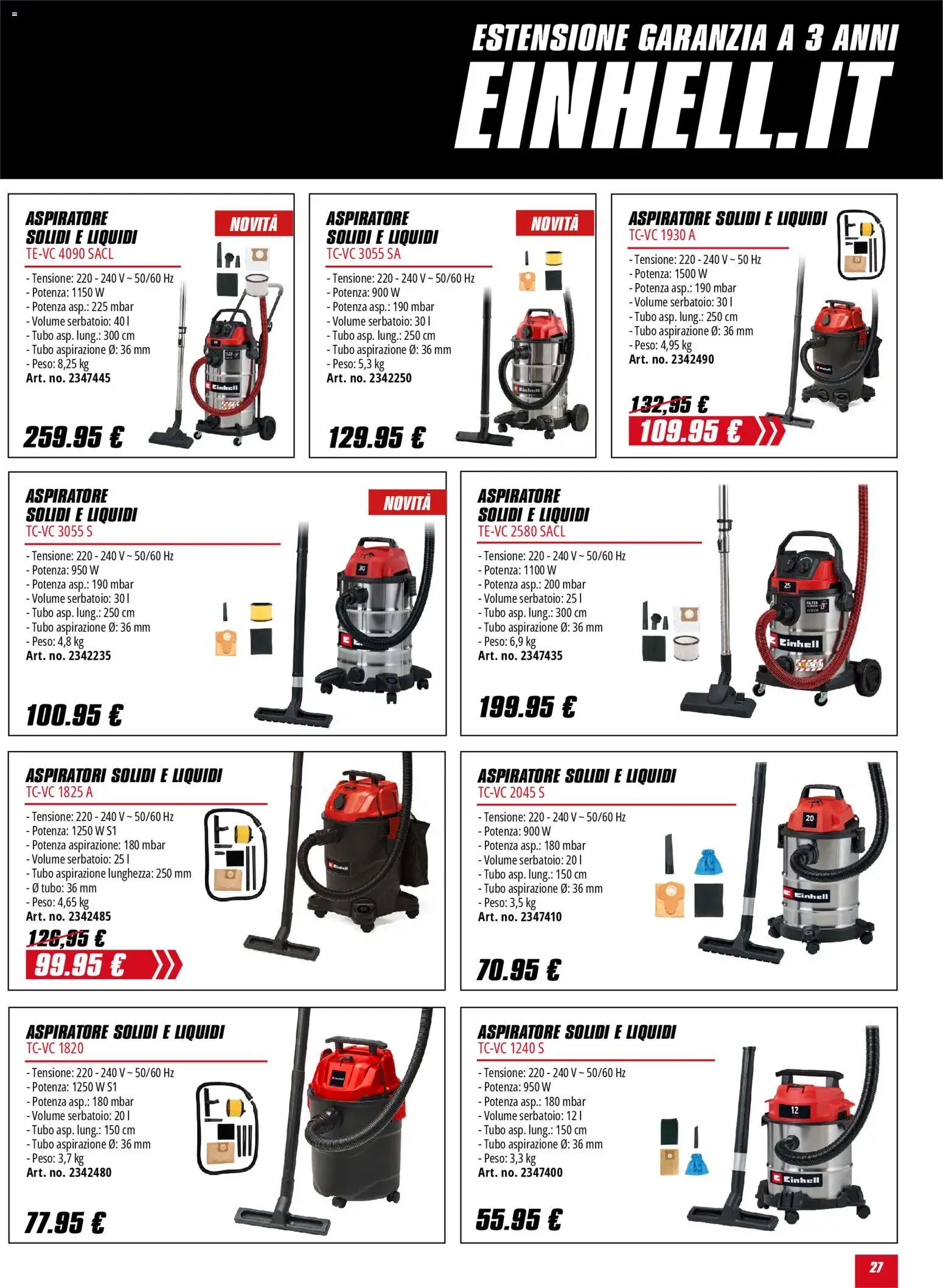 Volantino Einhell	 - pagina 27 - valido dal 02/02/2026