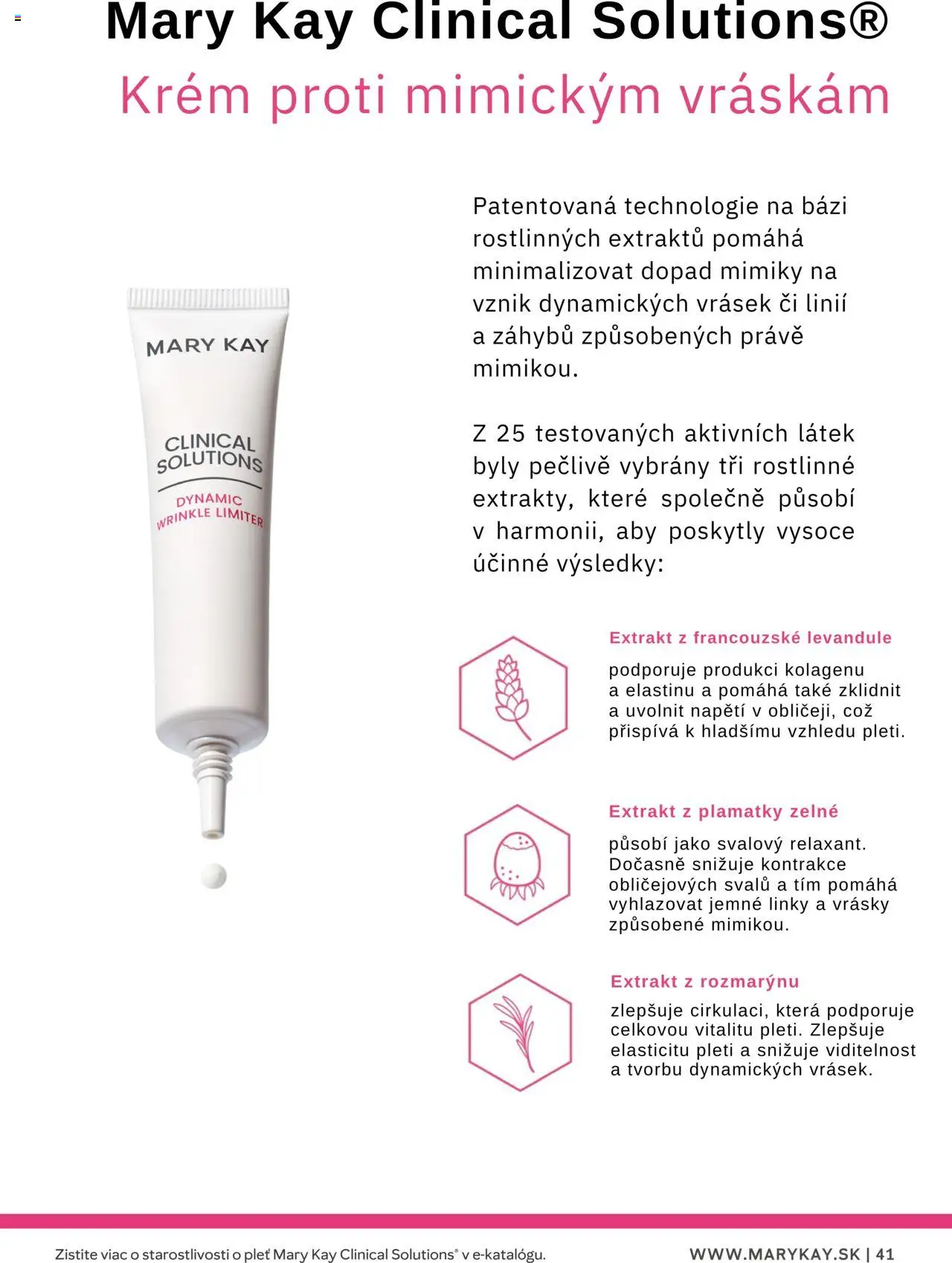 Mary Kay sprievodca starostlivosťou o pleť - strana 41- platný od 03.03.2025