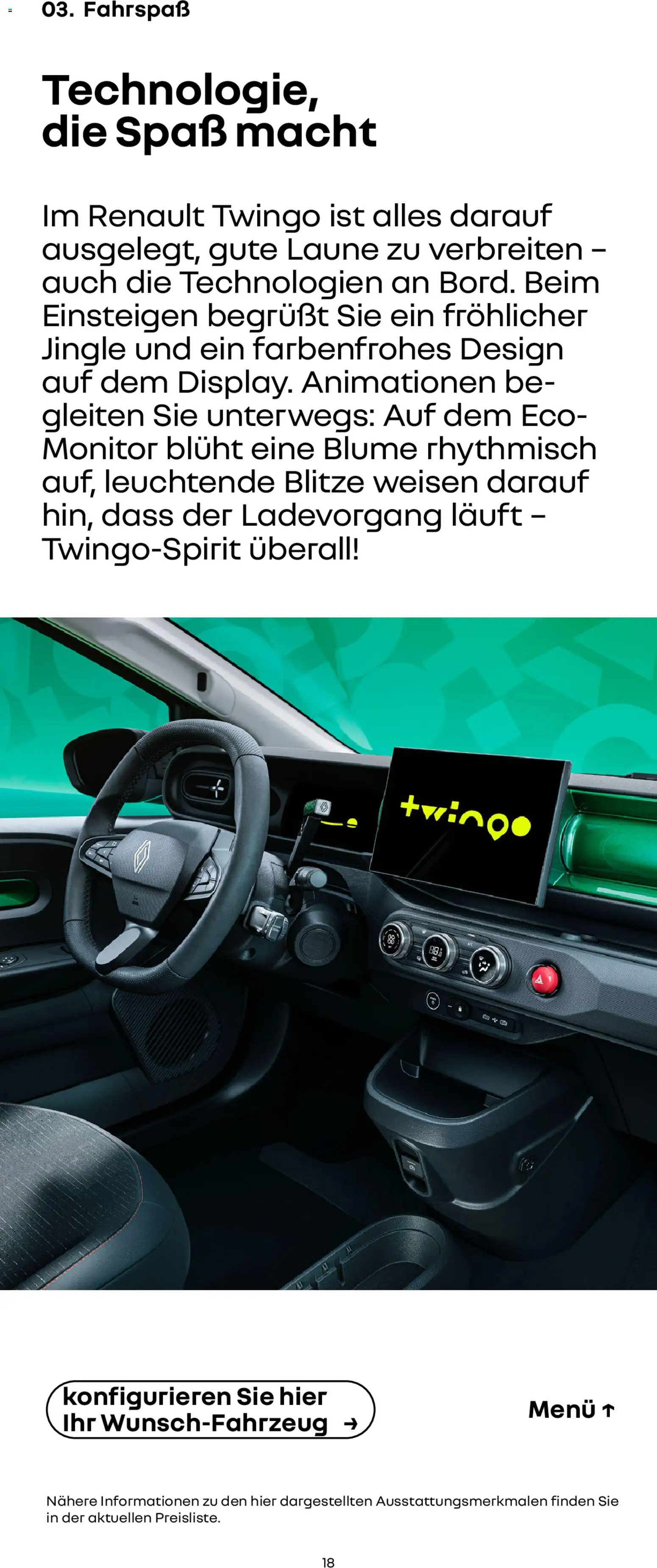 Renault Prospekt Twingo E-Tech	 - Seite 18 - gültig ab 24.02.2026