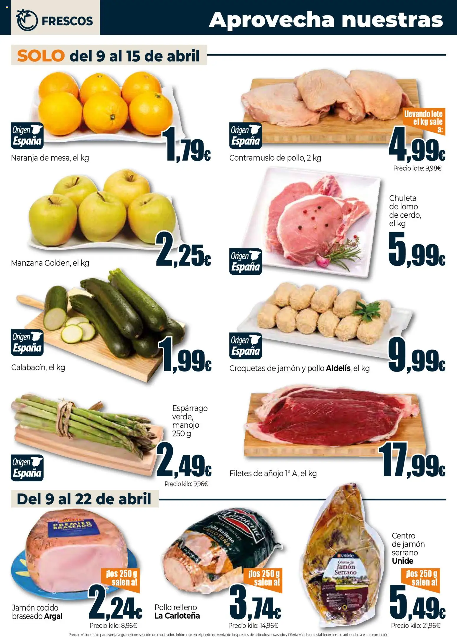 Unide folleto - Página de 2 - Válido desde 09/04/2026