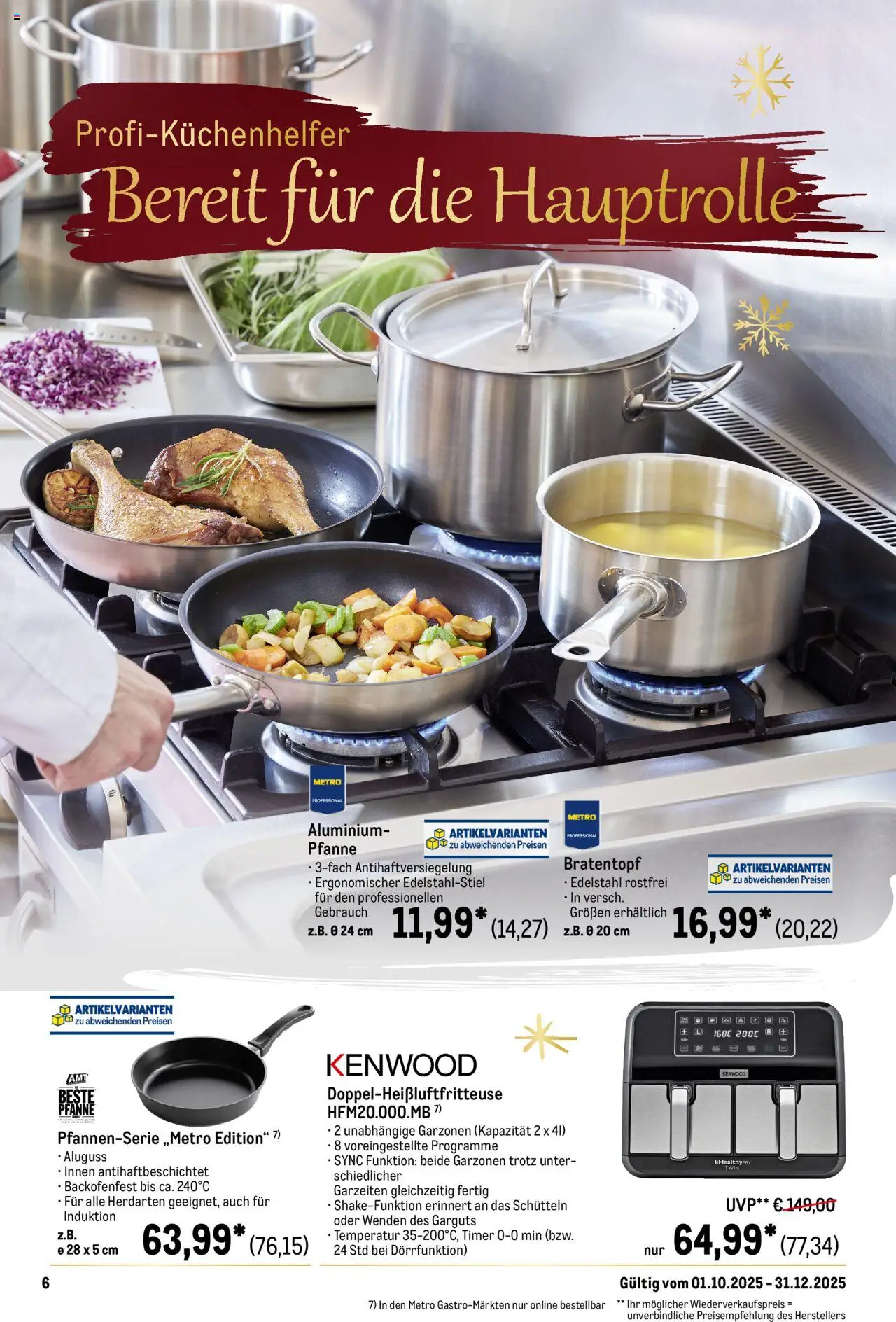 Metro Saisonkatalog "Perfekt ausgestattet" - Seite 6 - gültig ab 01.10.2025