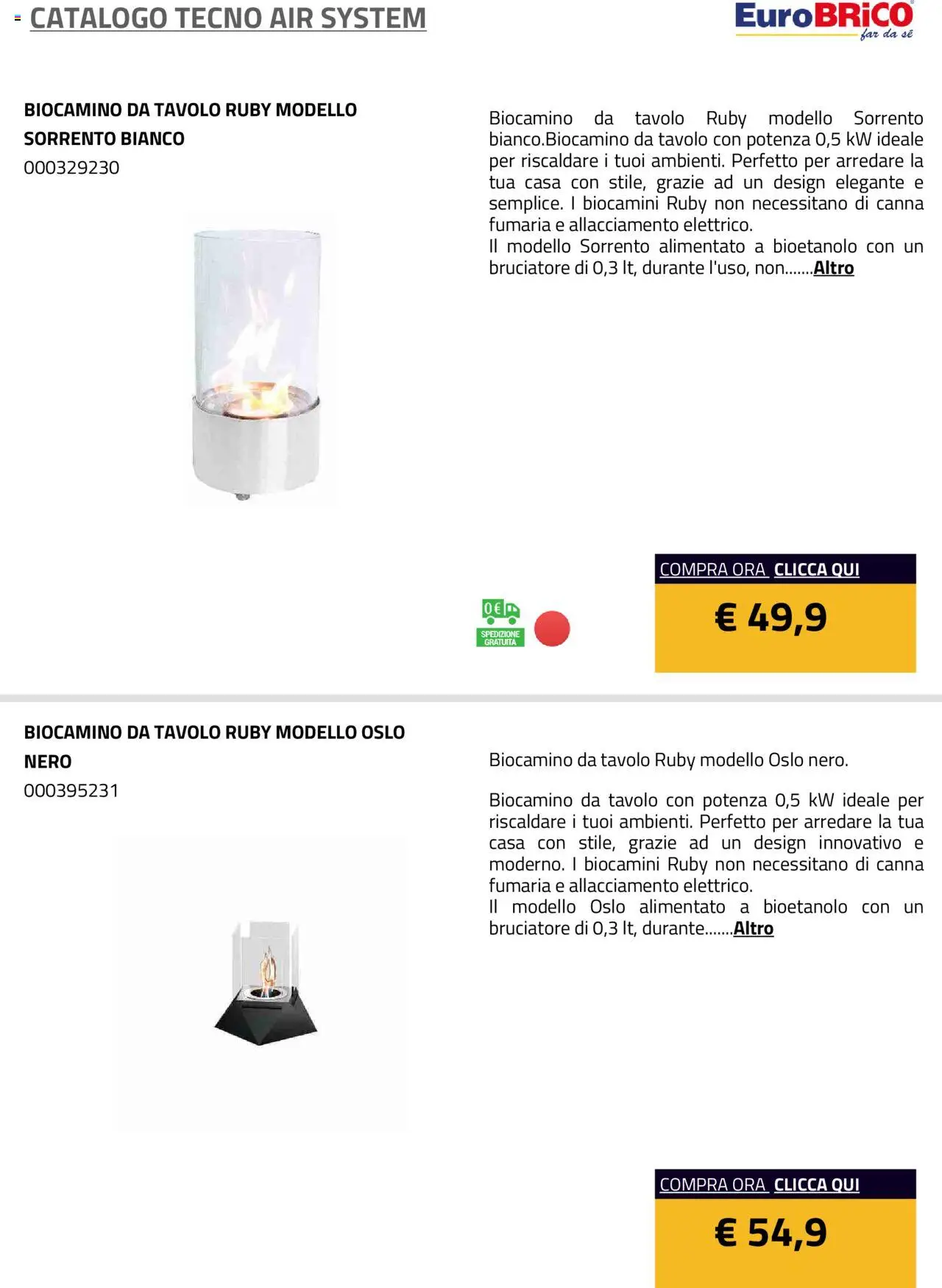Eurobrico Tecno Air System catalogo - pagina 2 - valido dal 23/07/2025