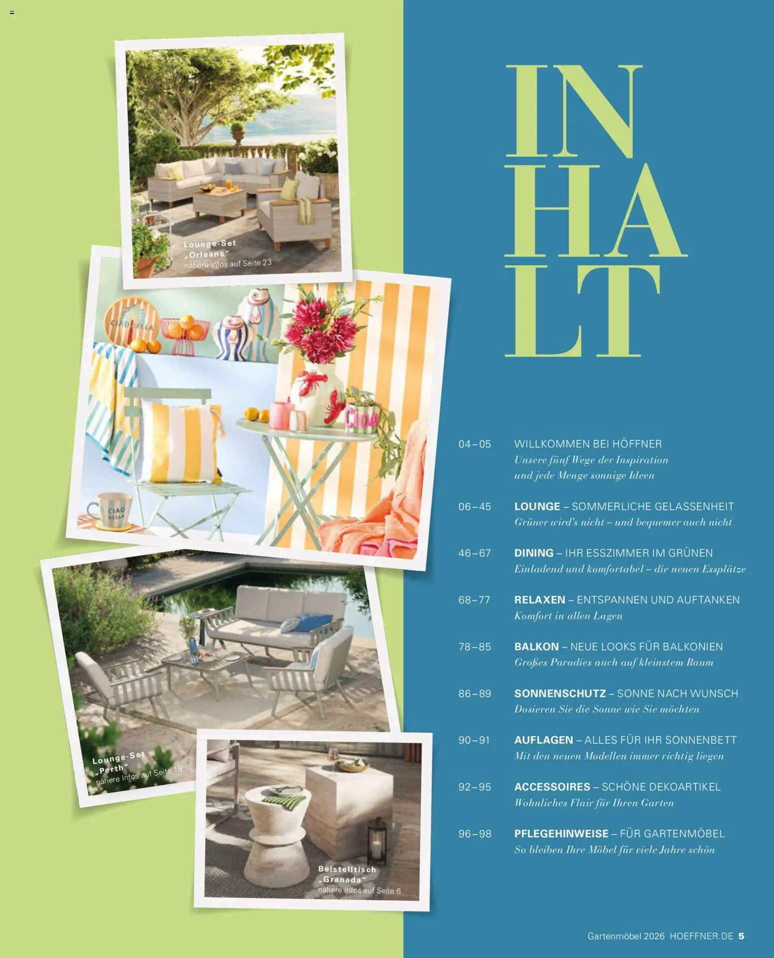 Höffner Prospekt Gartenmöbel - Seite 5 - gültig ab 27.03.2026