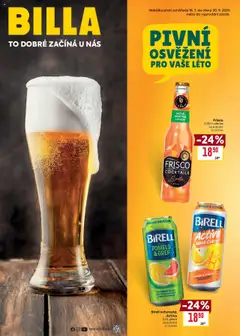 Náhled Billa leták - Pivo platný od 16.07.2025