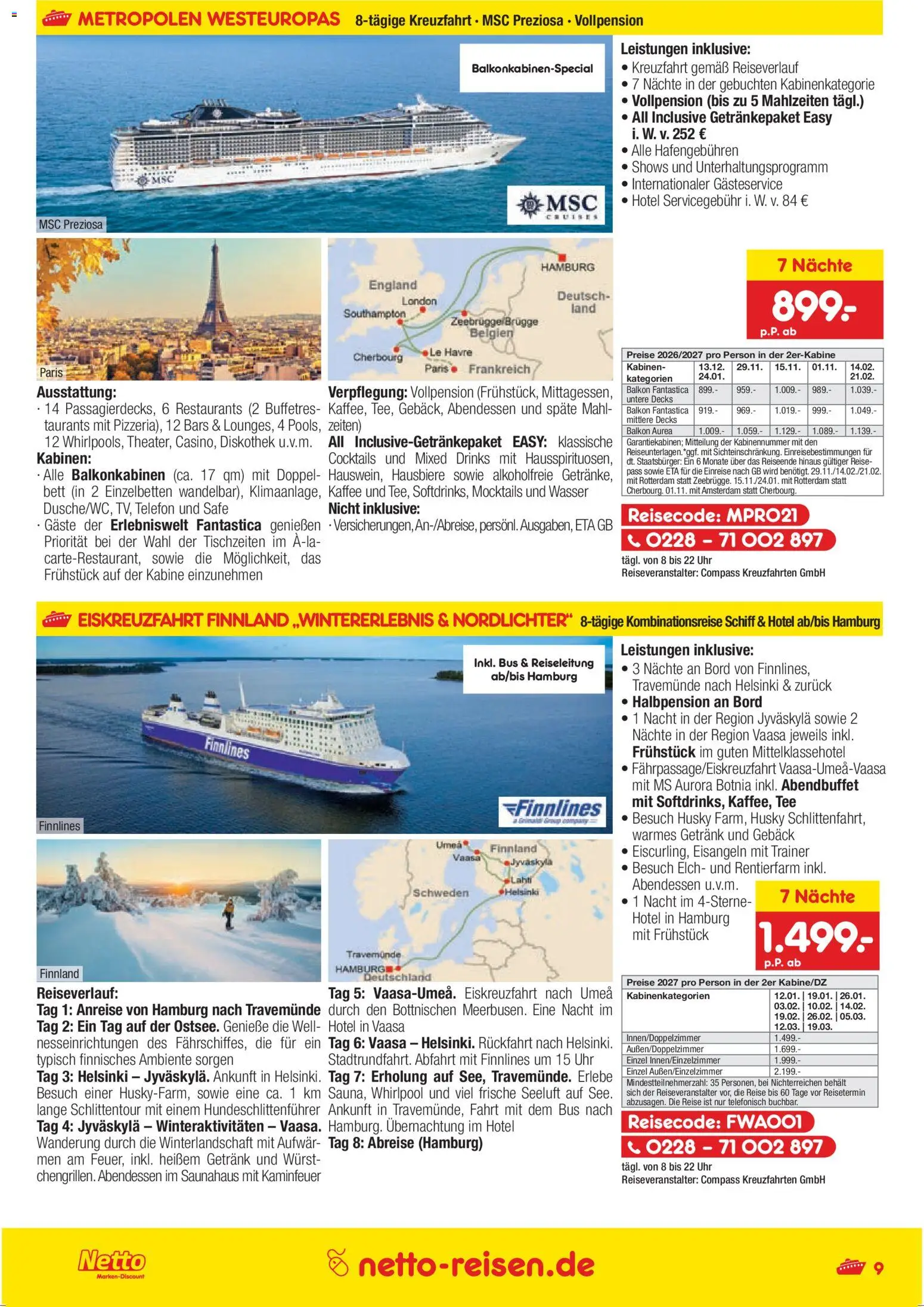 Netto Reisen Prospekt 	 - Seite 9 - gültig ab 26.03.2026