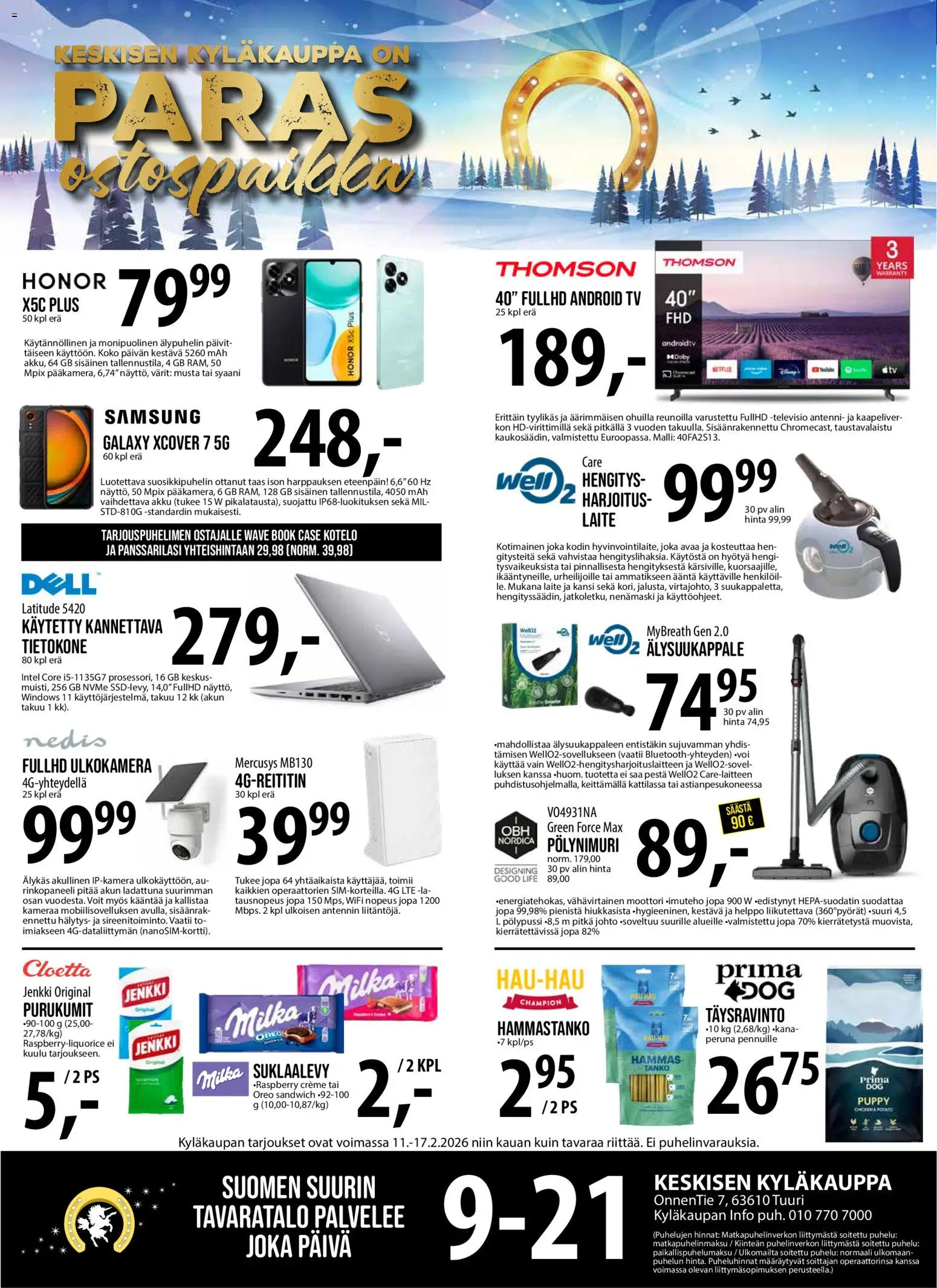 Tuuri tarjoukset - sivu 1- voimassa alkaen 11/02/2026