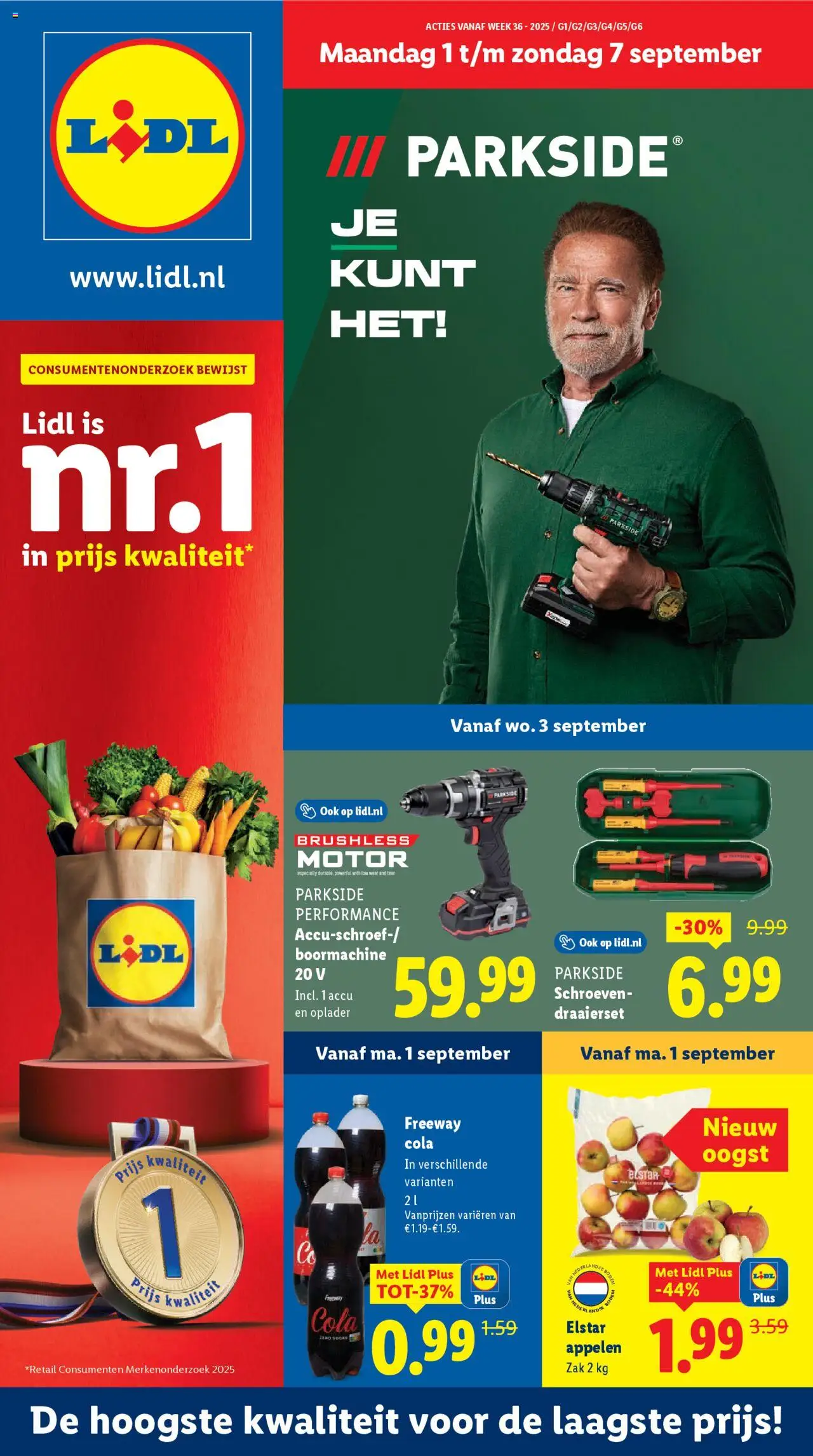 Lidl - Folder week 36 - pagina 1- geldig vanaf 01-09-2025