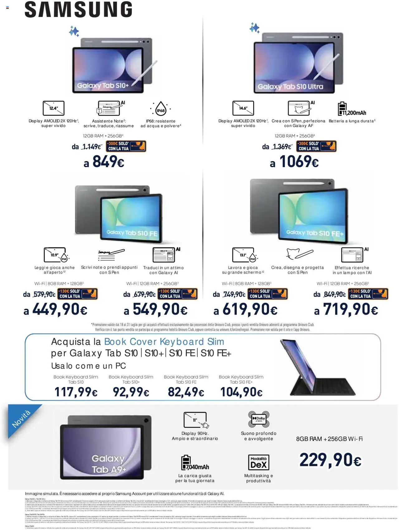 Volantino Unieuro	 - pagina 15 - valido dal 17/07/2025