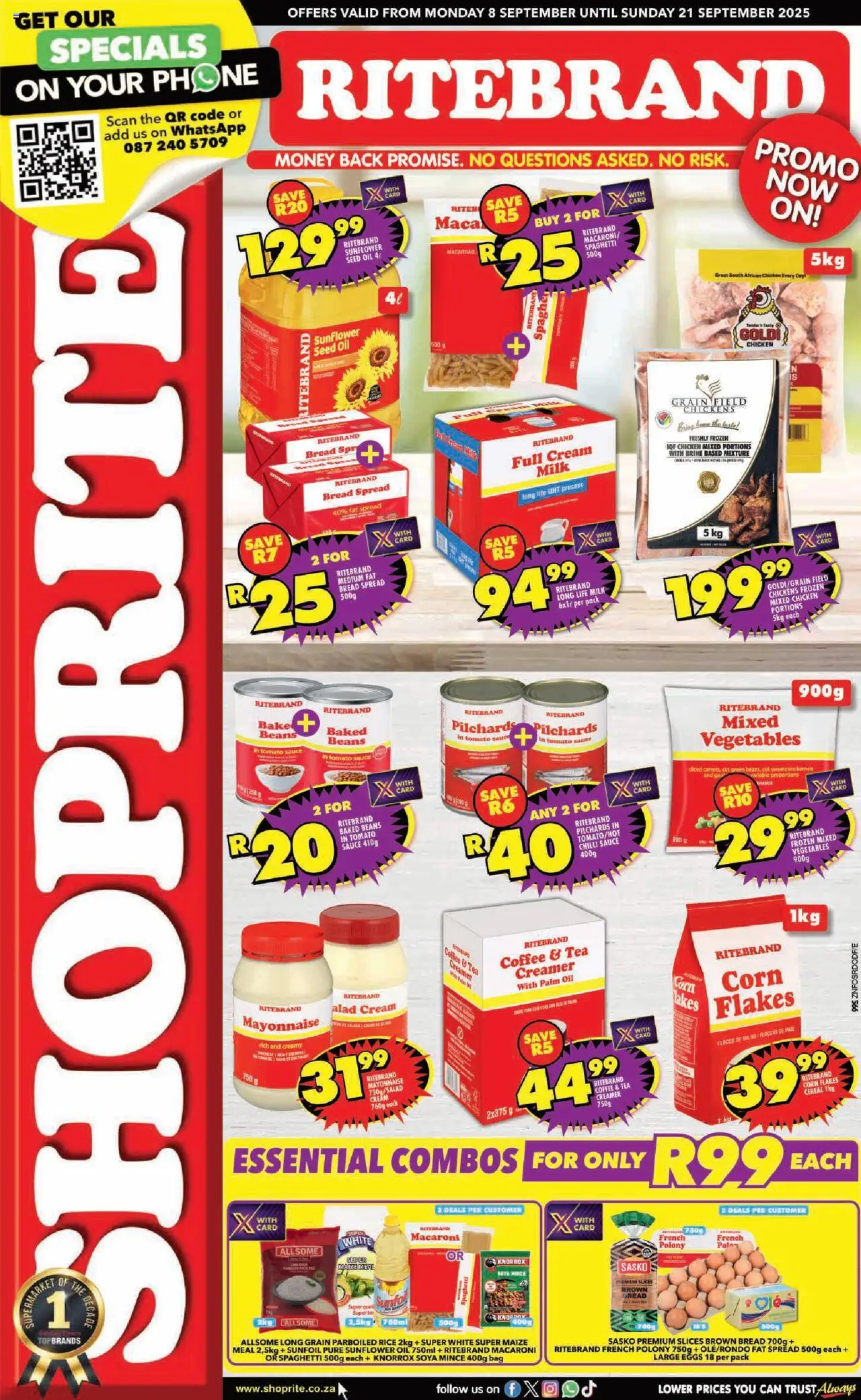 Shoprite Specials - page 1- valid from 08/09/2025