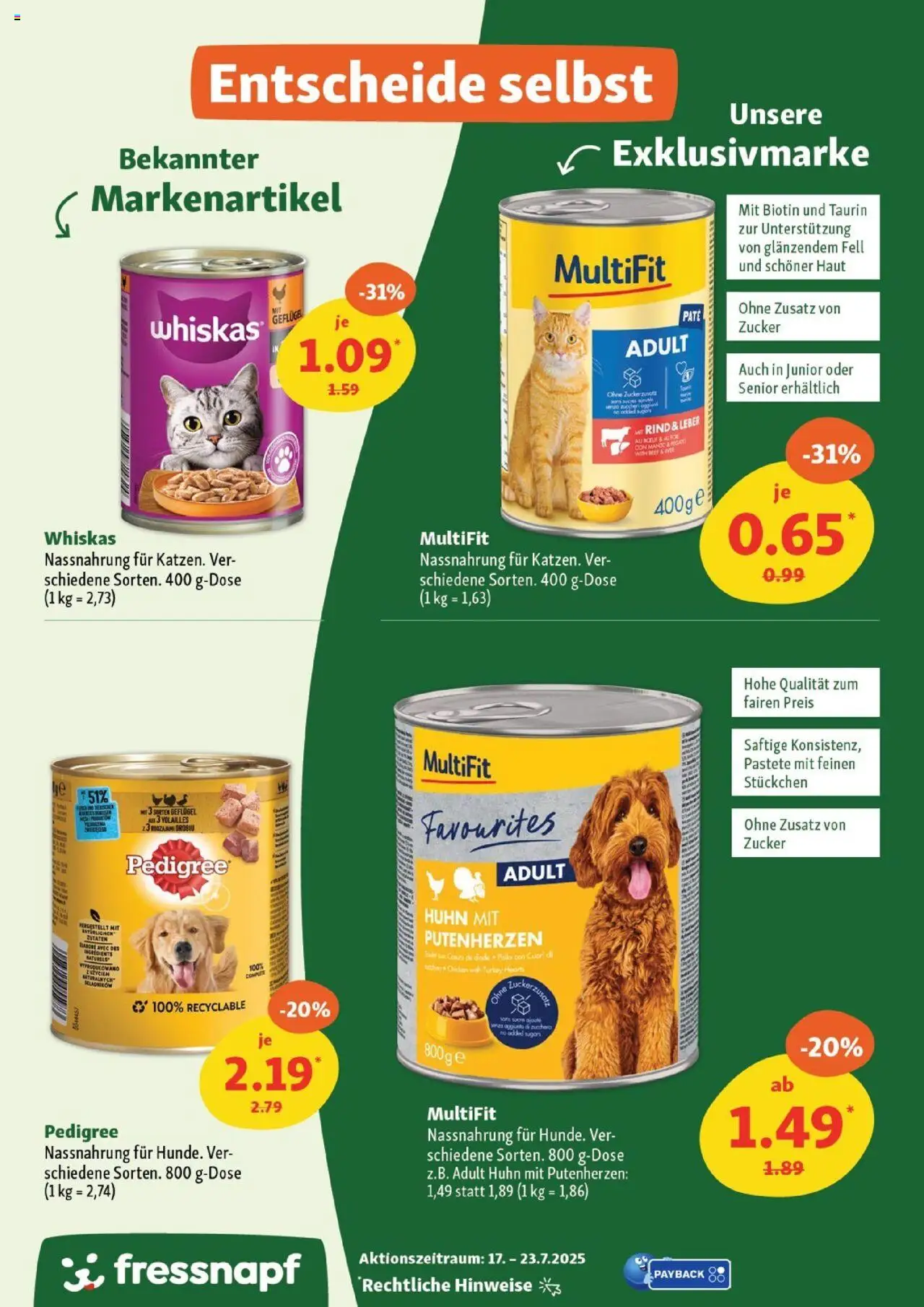 Fressnapf Aktionen - Seite 7- gültig ab 17.07.2025