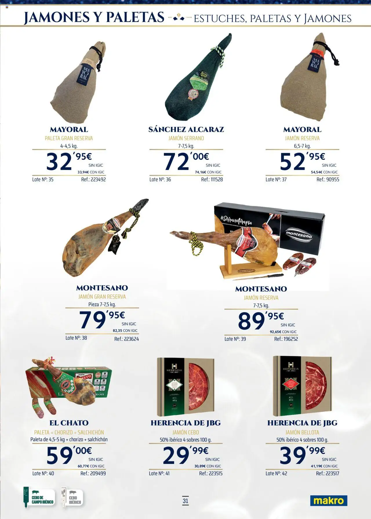 Makro - Lotes y cestas Canarias - Página de 31 - Válido desde 04/10/2025