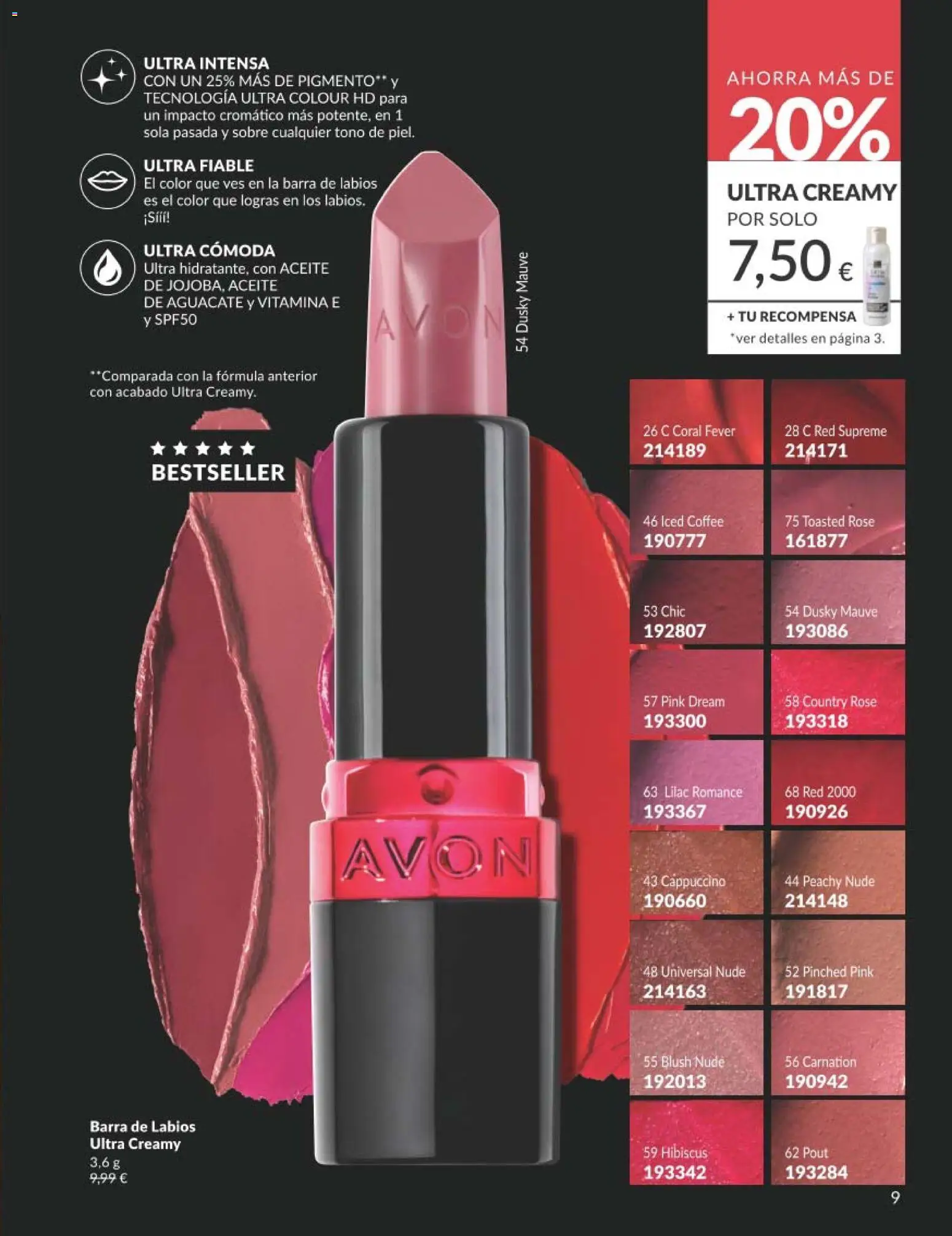 Catálogo AVON campaña 4 - Página de 9 - Válido desde 01/04/2026