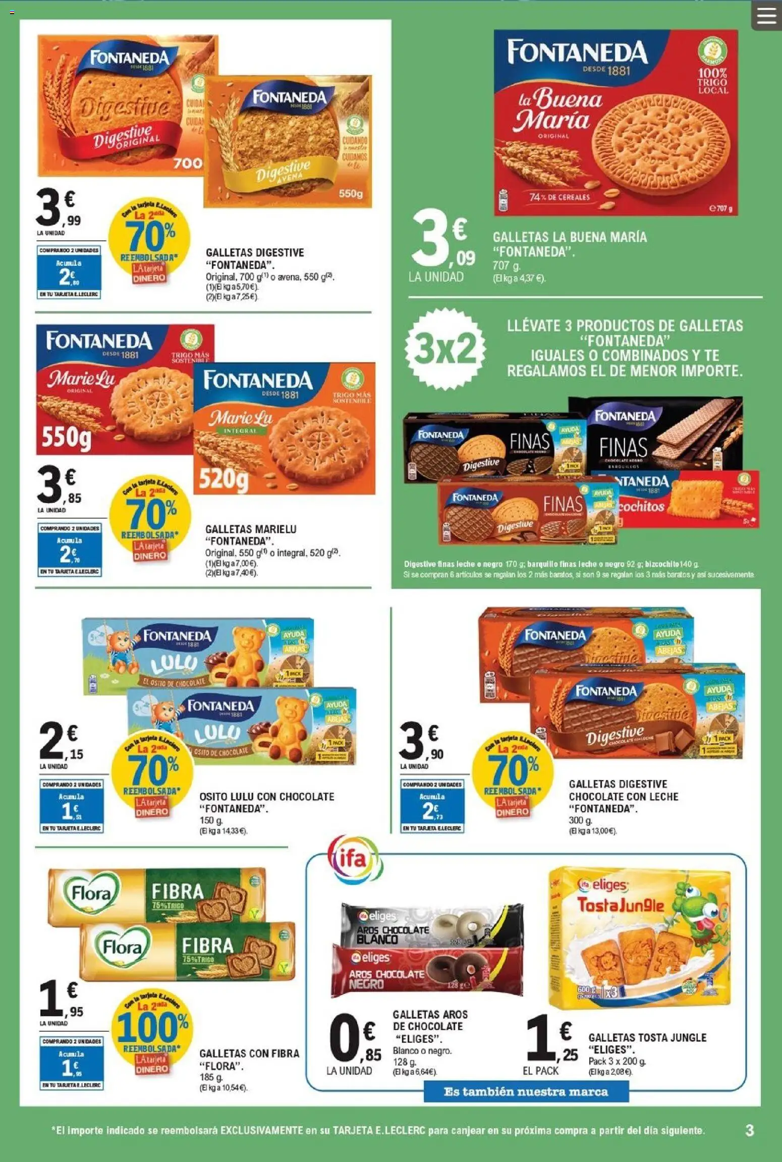 E.Leclerc folleto - Página de 3 - Válido desde 22/04/2026