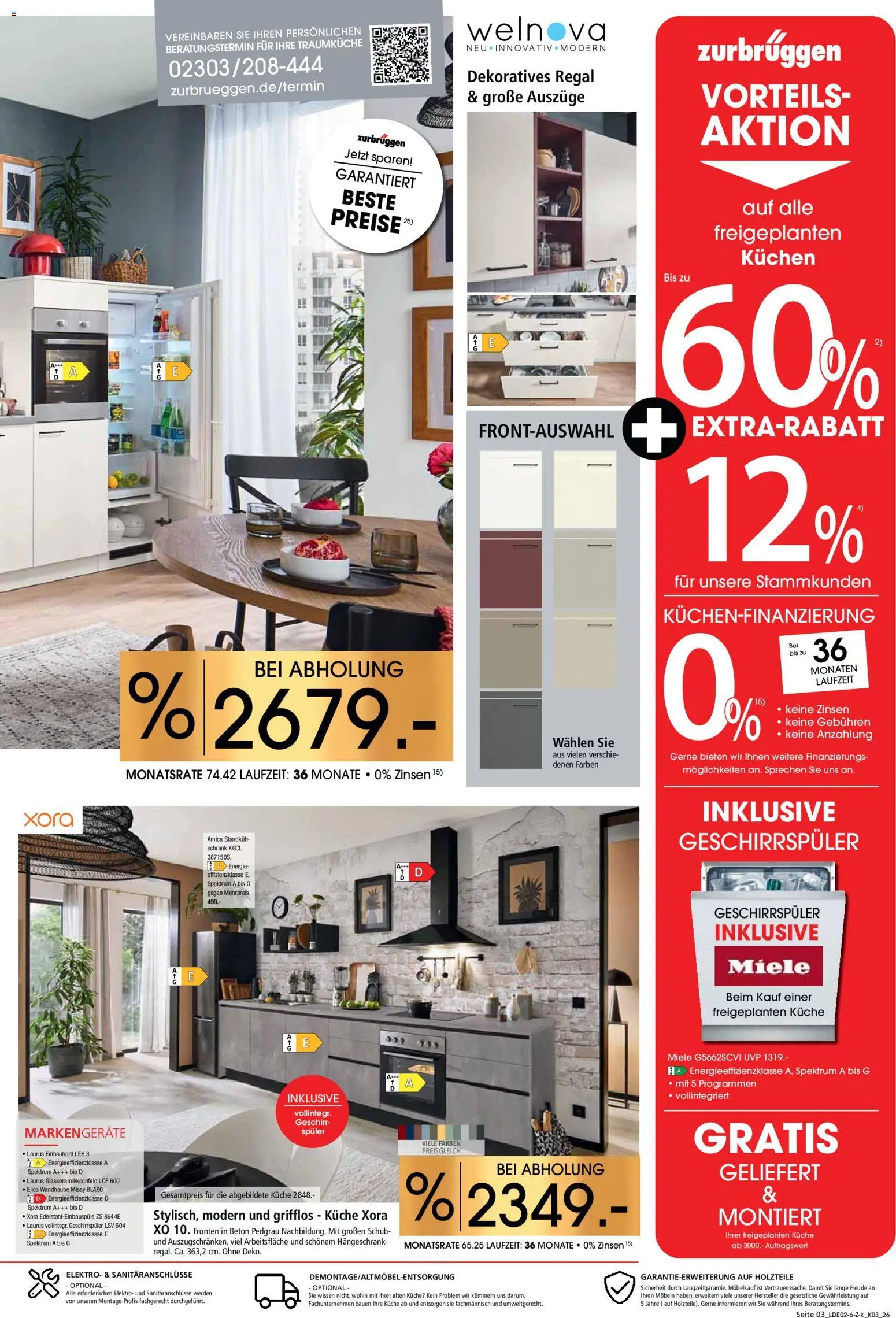 Zurbrüggen Küchen für Ihr Zuhause - Seite 3 - gültig ab 22.02.2026