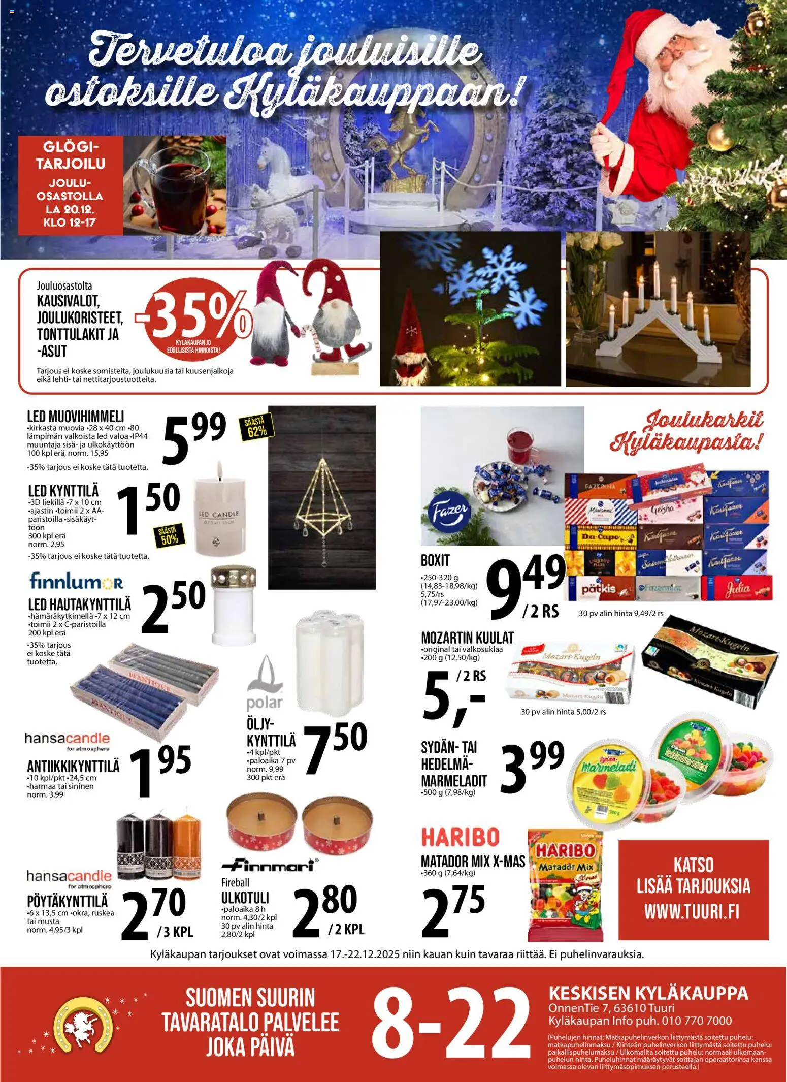 Tuuri tarjoukset - sivu 1- voimassa alkaen 17/12/2025
