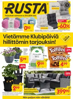 Esikatselu Rusta tarjoukset voimassa alkaen 23/03/2026