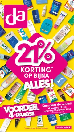 Da - Voordeelvierdaagse geldig vanaf 22-10-2025