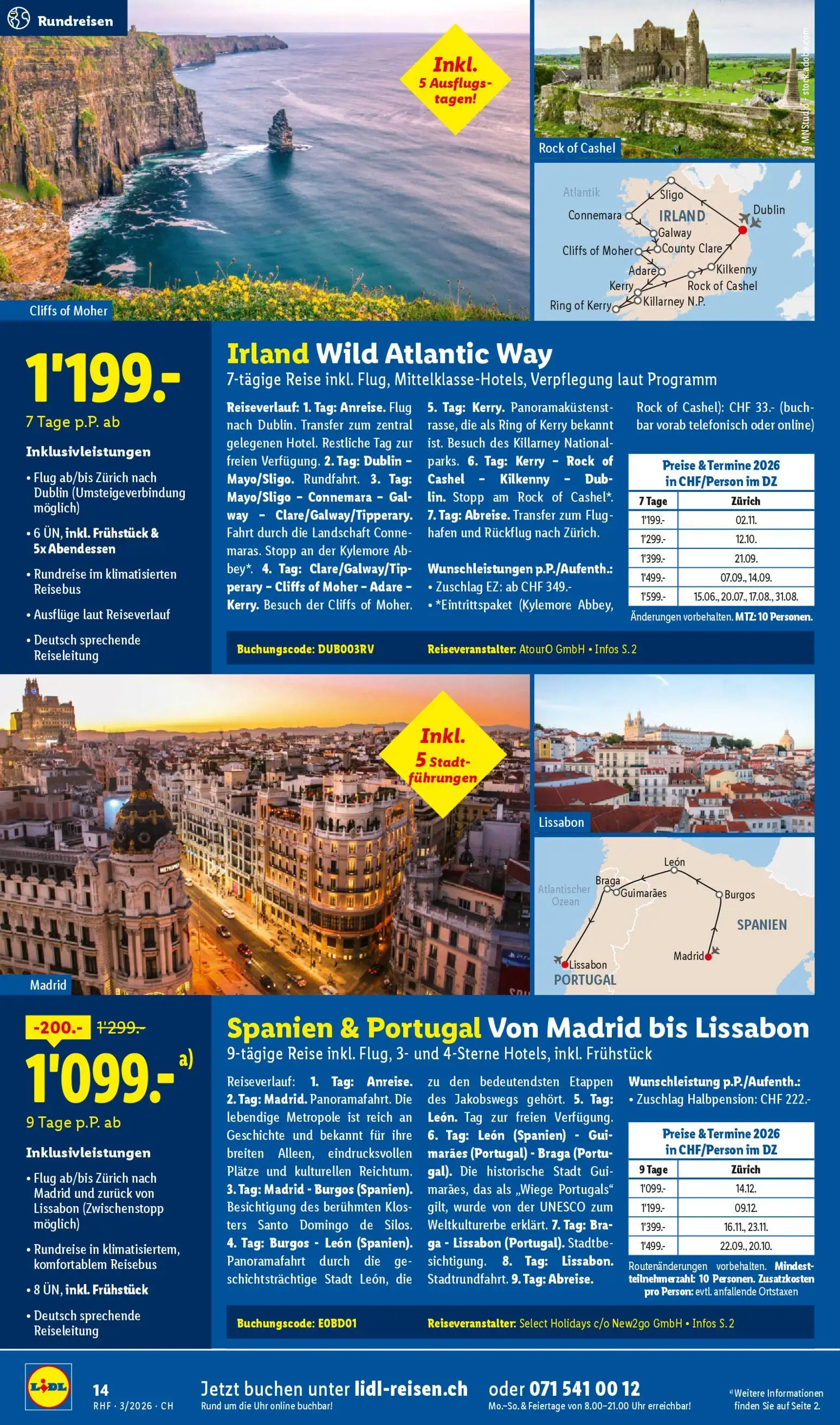 Lidl Aktionen Reisen März - page 14- valid from 28.02.2026