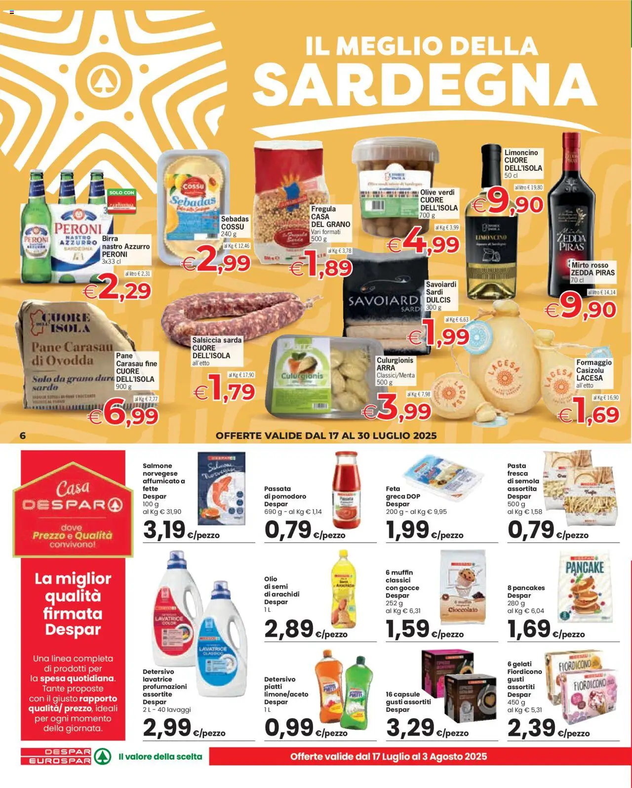 Despar Sardegna catalogo - pagina 6 - valido dal 17/07/2025