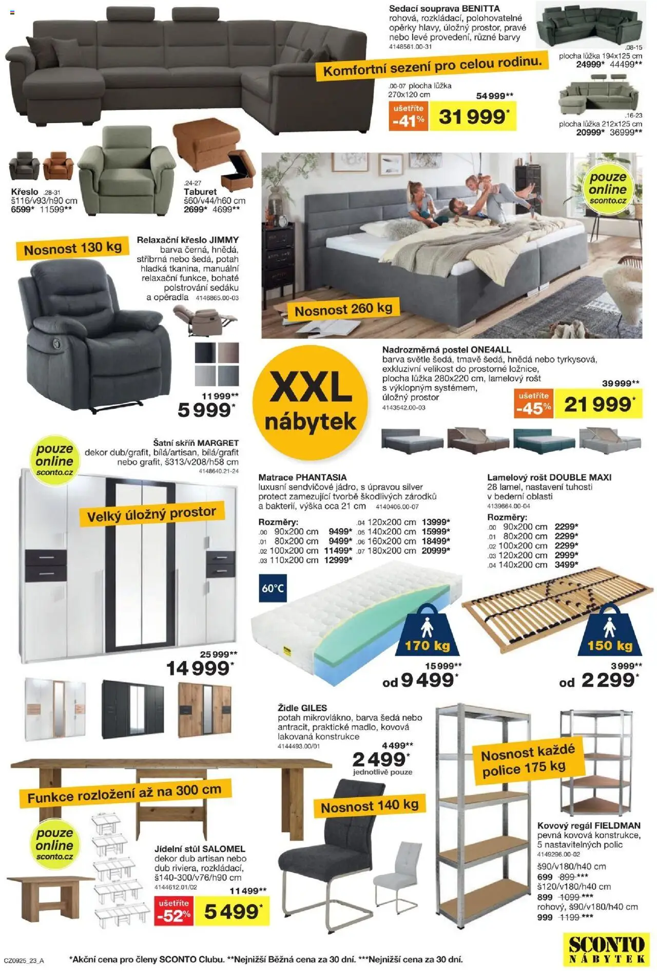Sconto nábytek leták - strana 23- platný od 16.07.2025