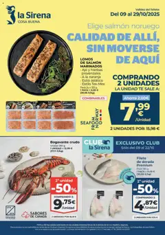 Vista previa del folleto La Sirena folleto válido desde 09/10/2025