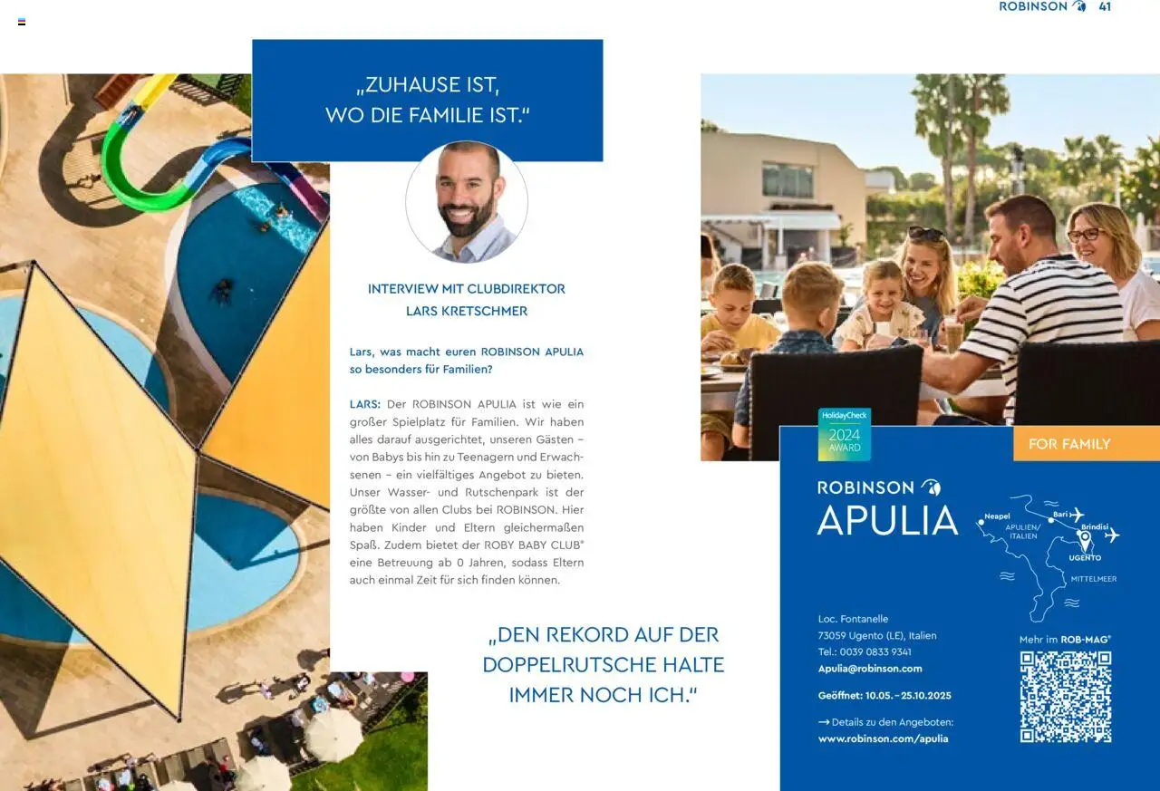 TUI Robinson 2024/25 - Unsere Clubs & Storys - Seite 41 - gültig ab 04.11.2024