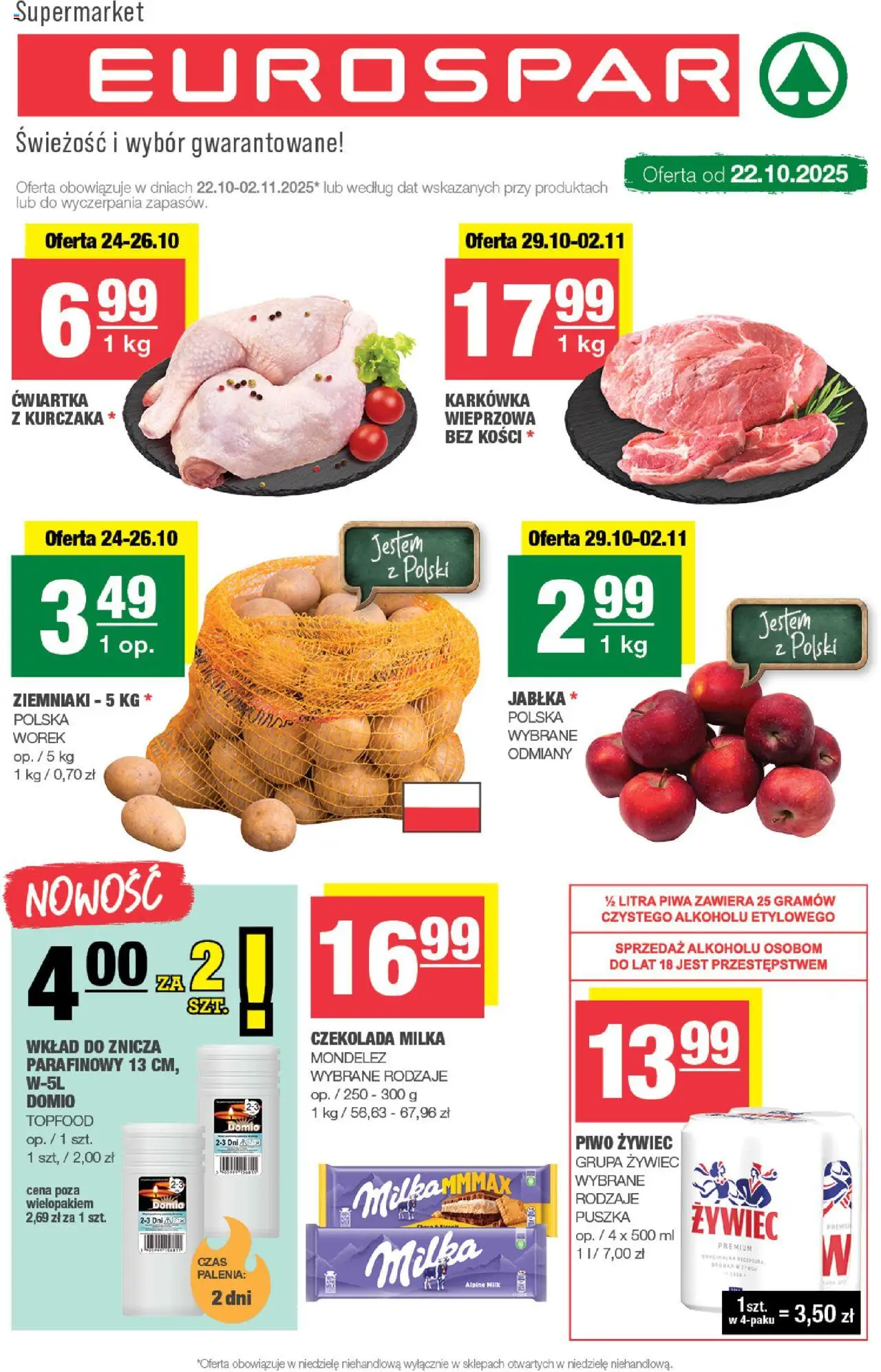 Spar Gazetka - Eurospar - strona 1- ważny od 22.10.2025