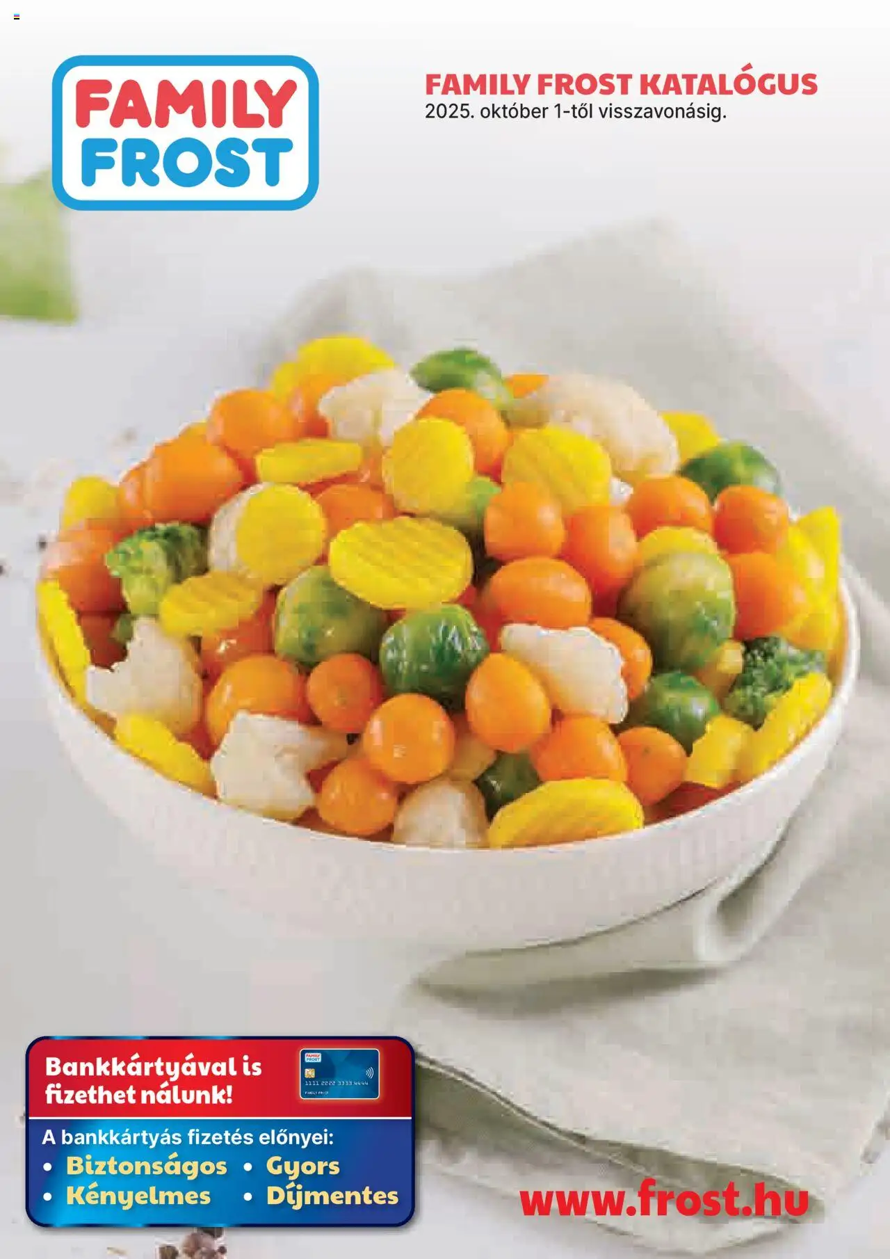 Family Frost Katalógus - 1oldal - érvényes 2025.10.01.-tól